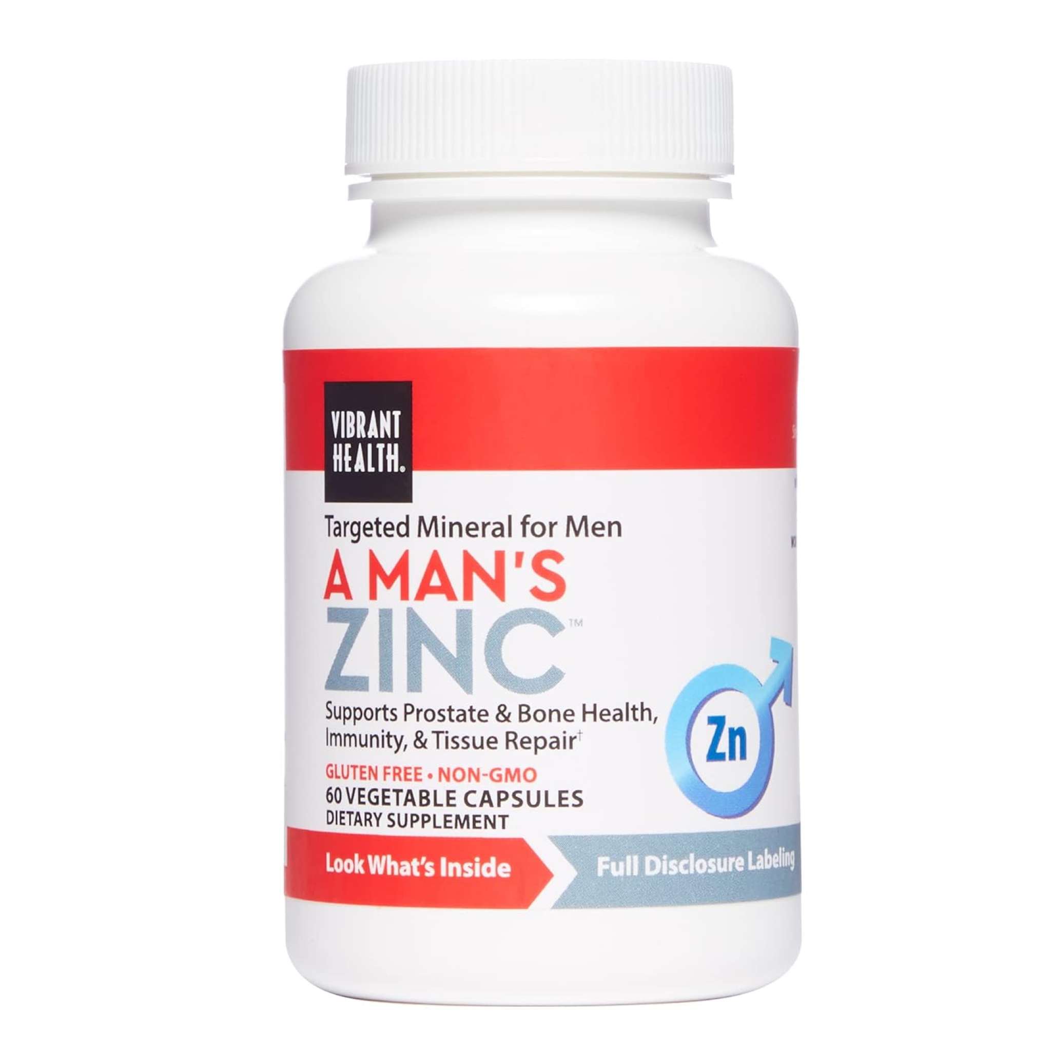 Vibrant Health - A Mans Zinc 30 mg **Disc**