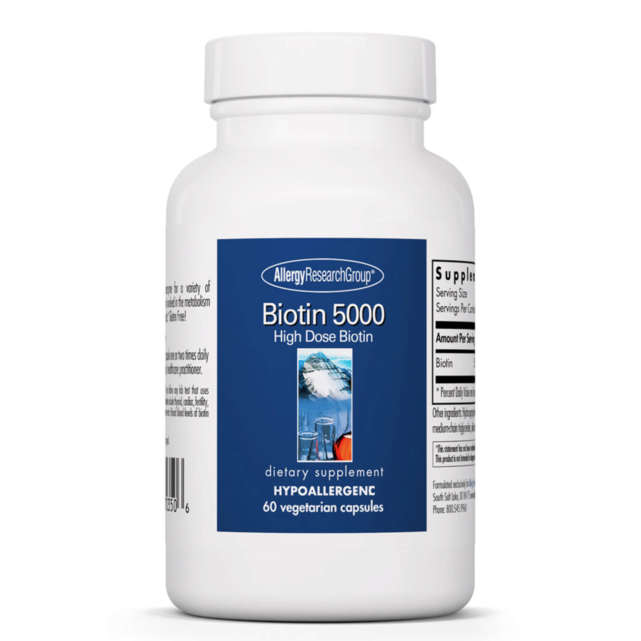 Allergy Research Group - Biotin 5000 mcg