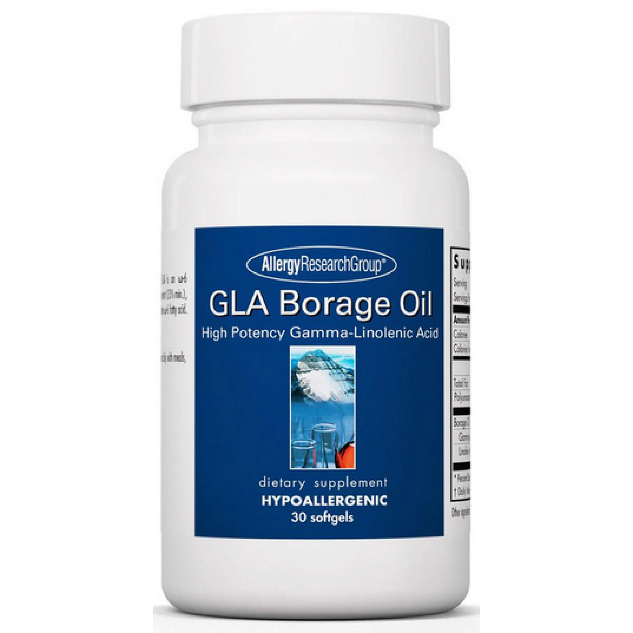 Allergy Research Group - Gla 320 Borage Oil New
