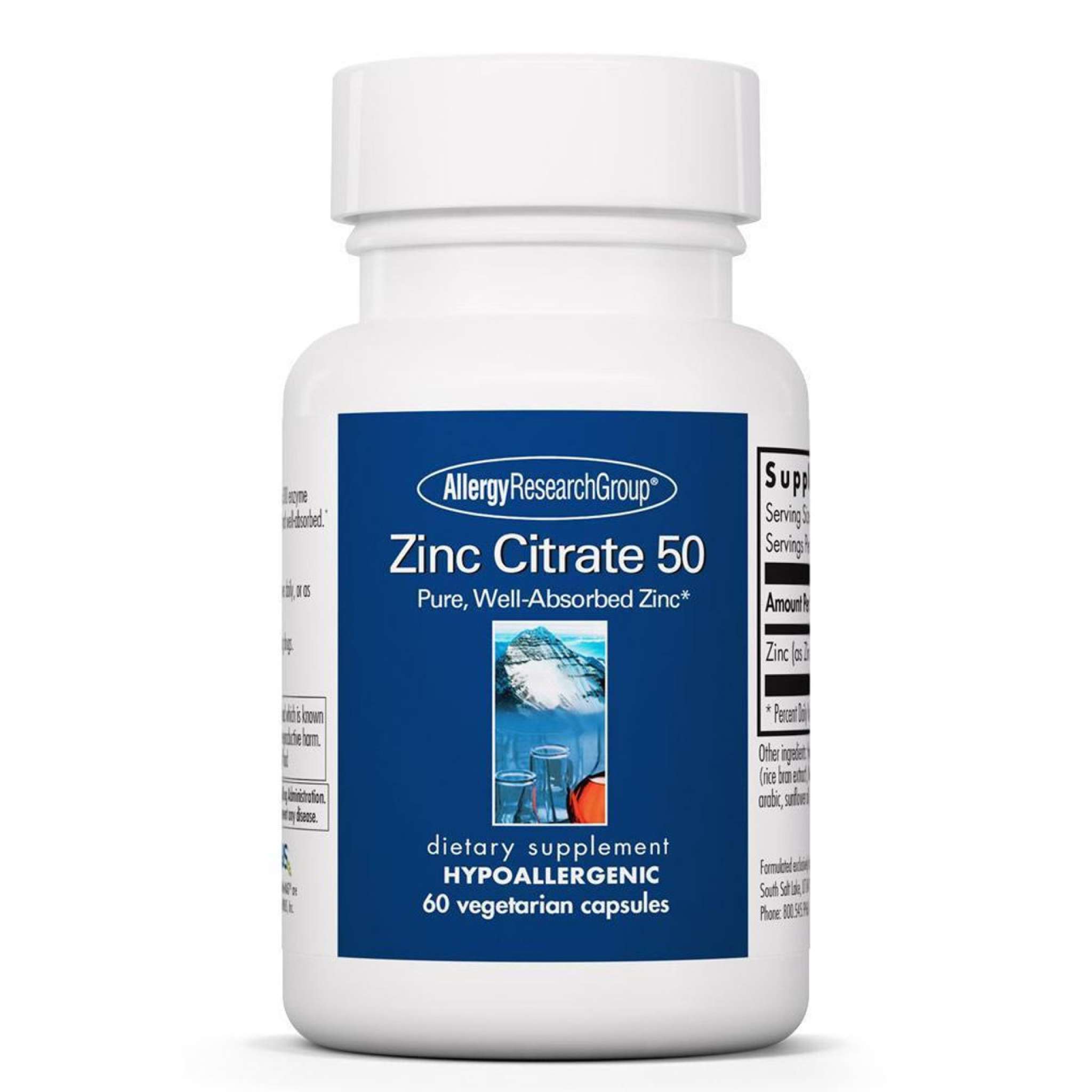 Allergy Research Group - Zinc Citrate 50