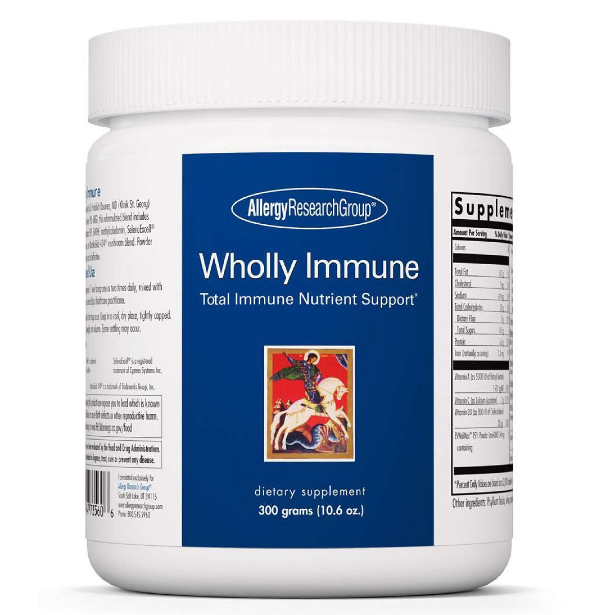 Allergy Research Group - Wholly Immune 300gms powder
