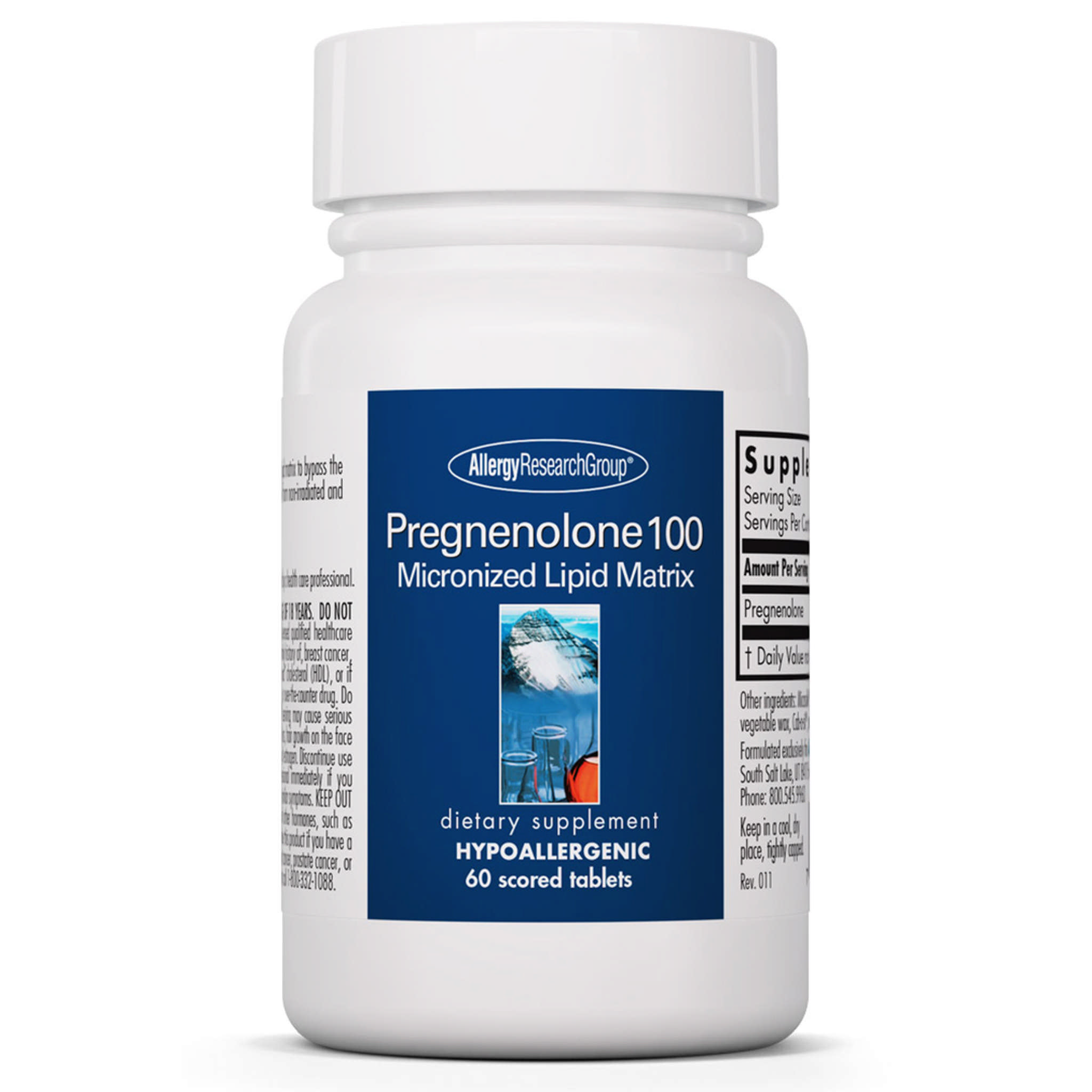 Allergy Research Group - Pregnenolone 100 mg Micronized