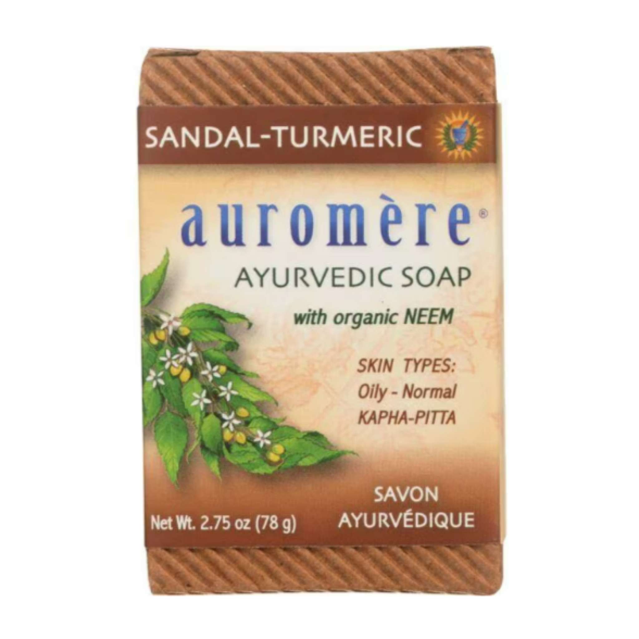 Auromere - Soap Bar Sandal Turmeric