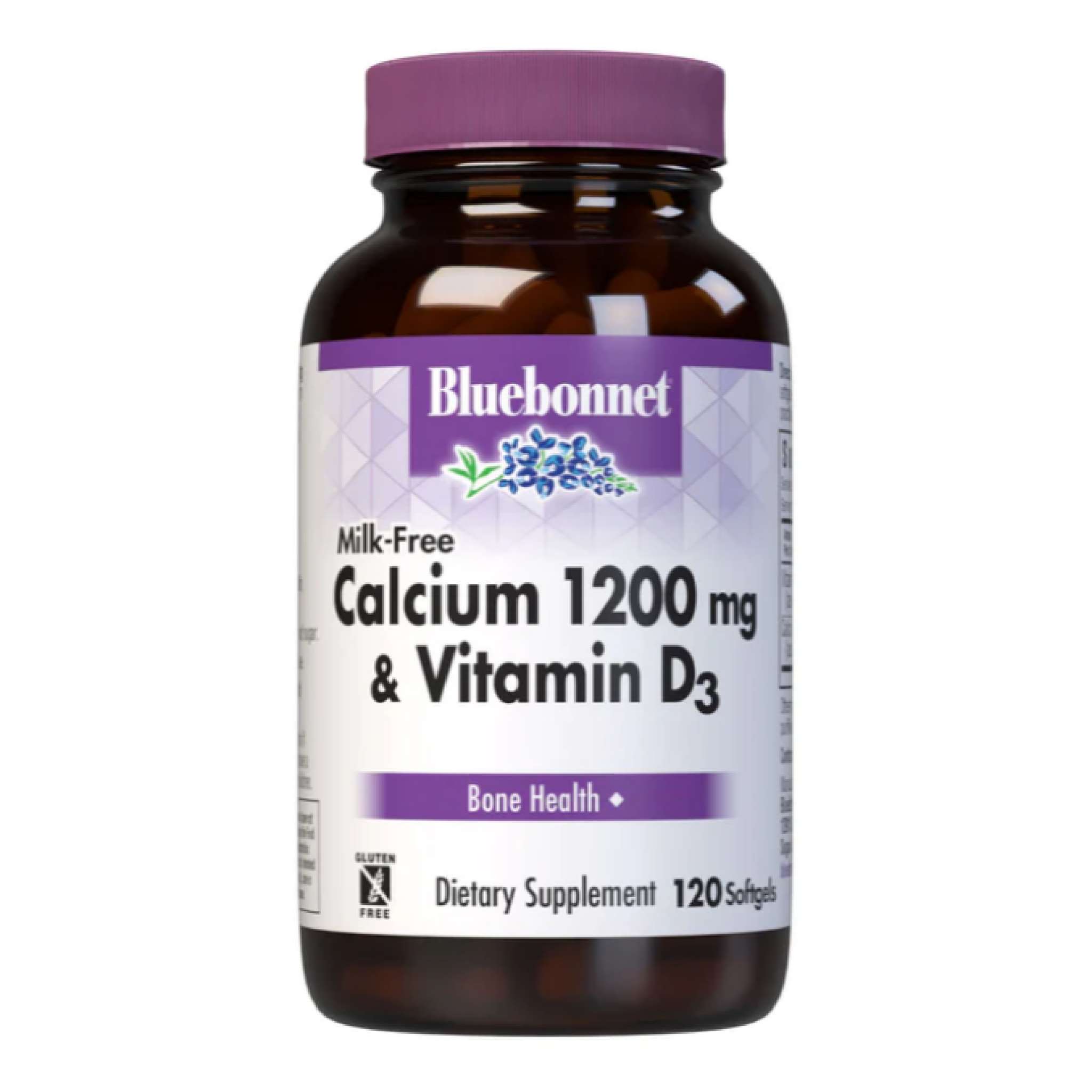 Bluebonnet - Calcium 1200 mg W/D Milk Free