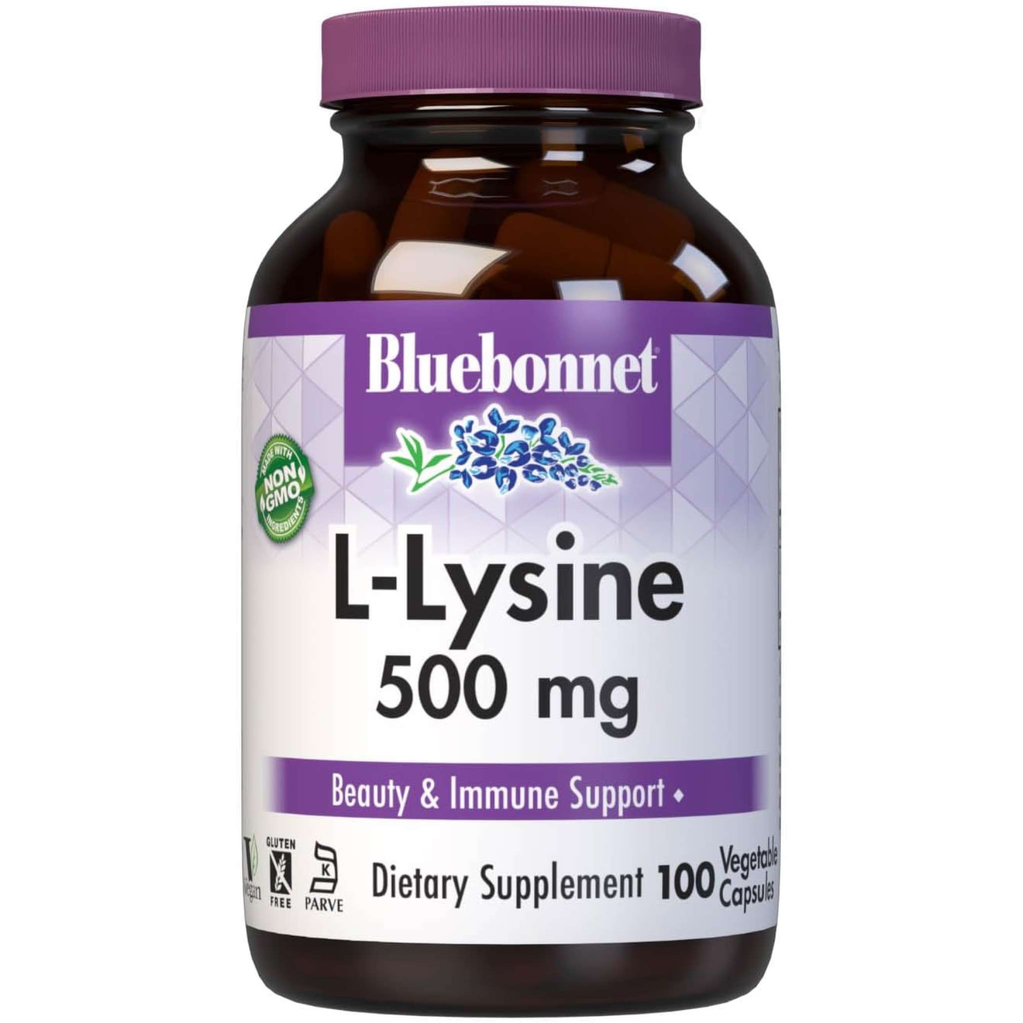 Bluebonnet - Lysine 500 mg vCap