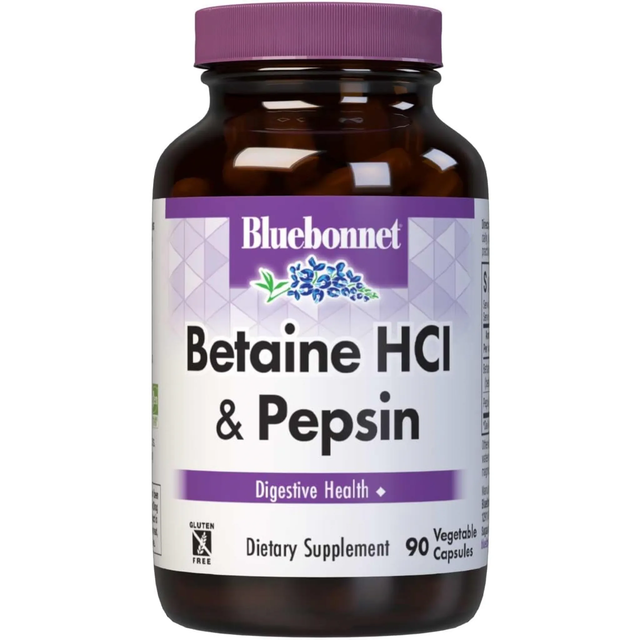 Bluebonnet - Betaine Hcl Plus Pepsin