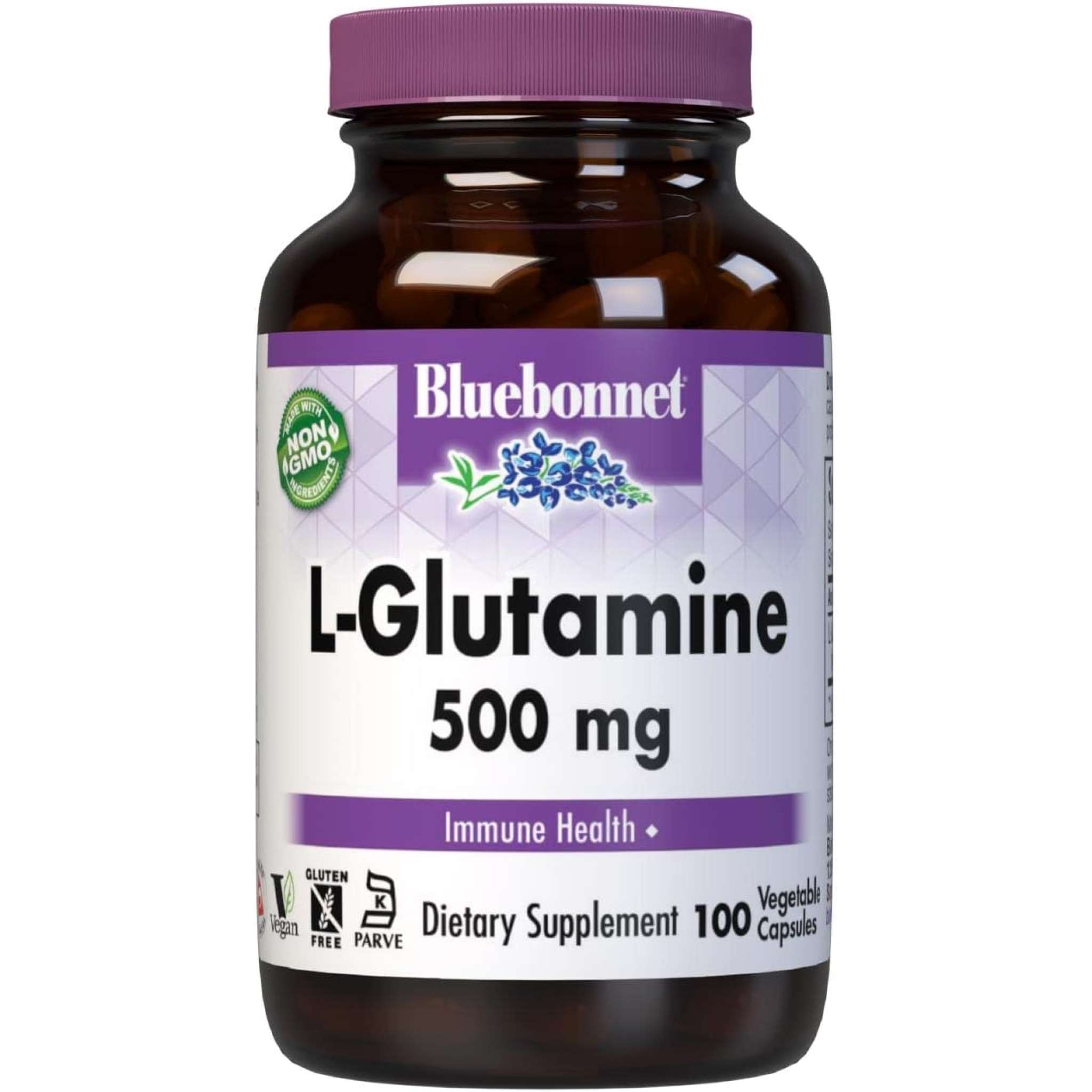 Bluebonnet - Glutamine 500 mg vCap