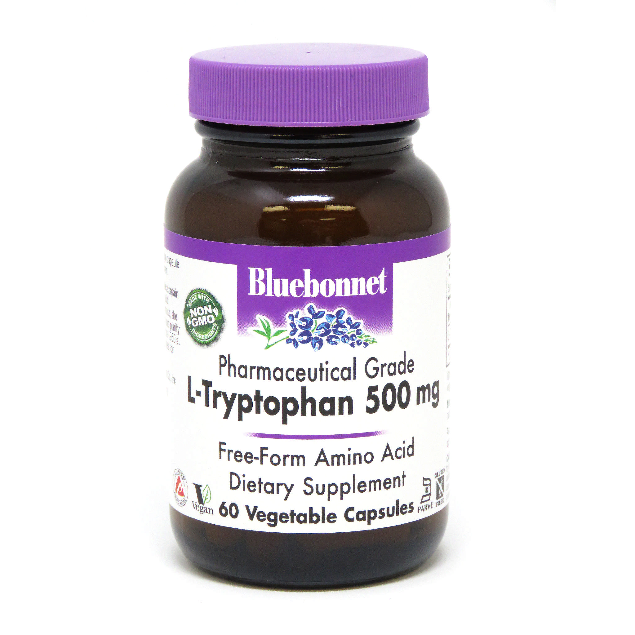 Bluebonnet - Tryptophan 500 mg vCap