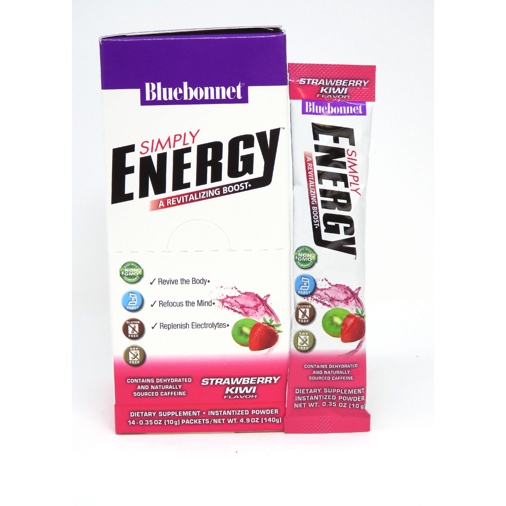 Bluebonnet - Simply Energy Pak Straw Kiwi