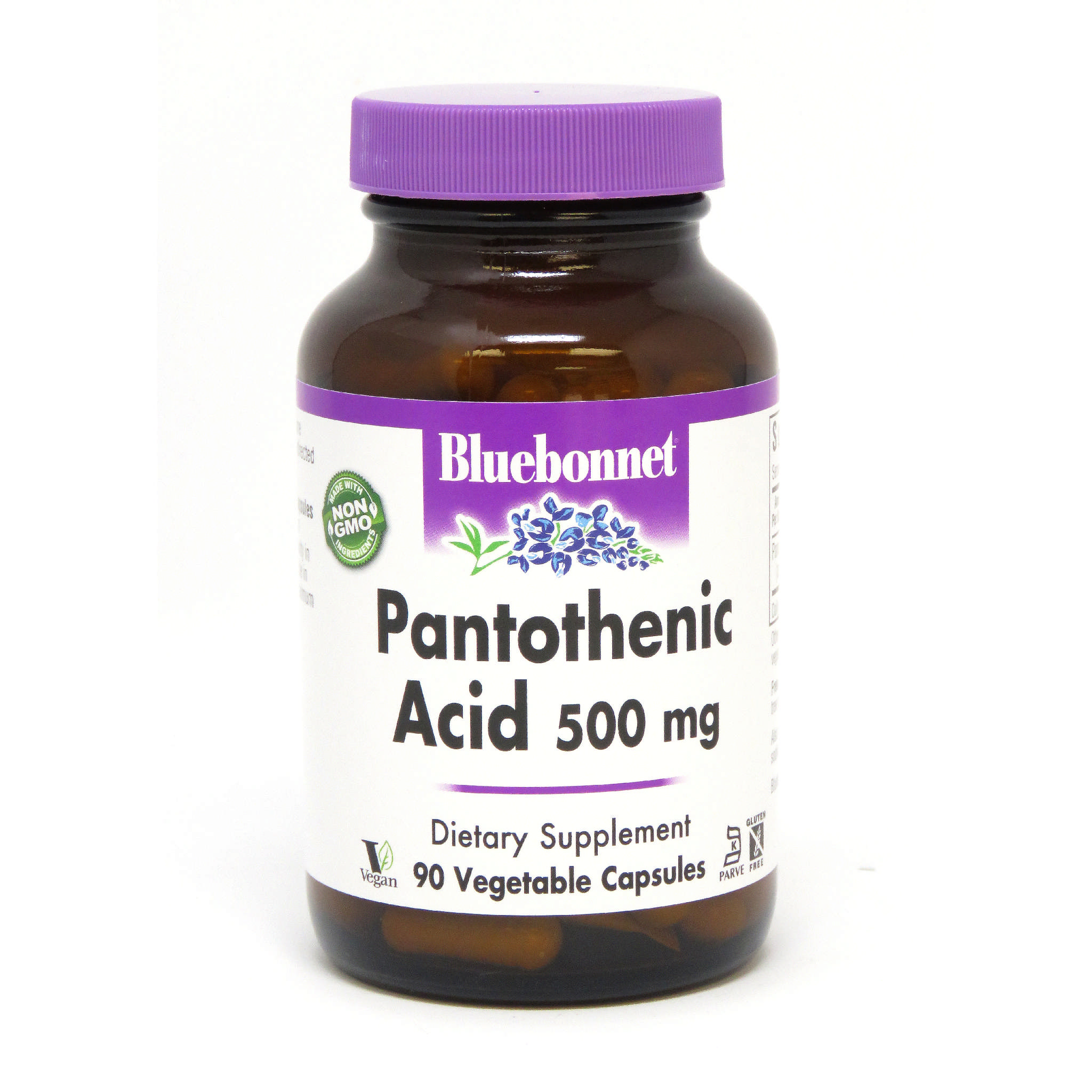 Bluebonnet - Pantothenic Acid 500 mg vCap