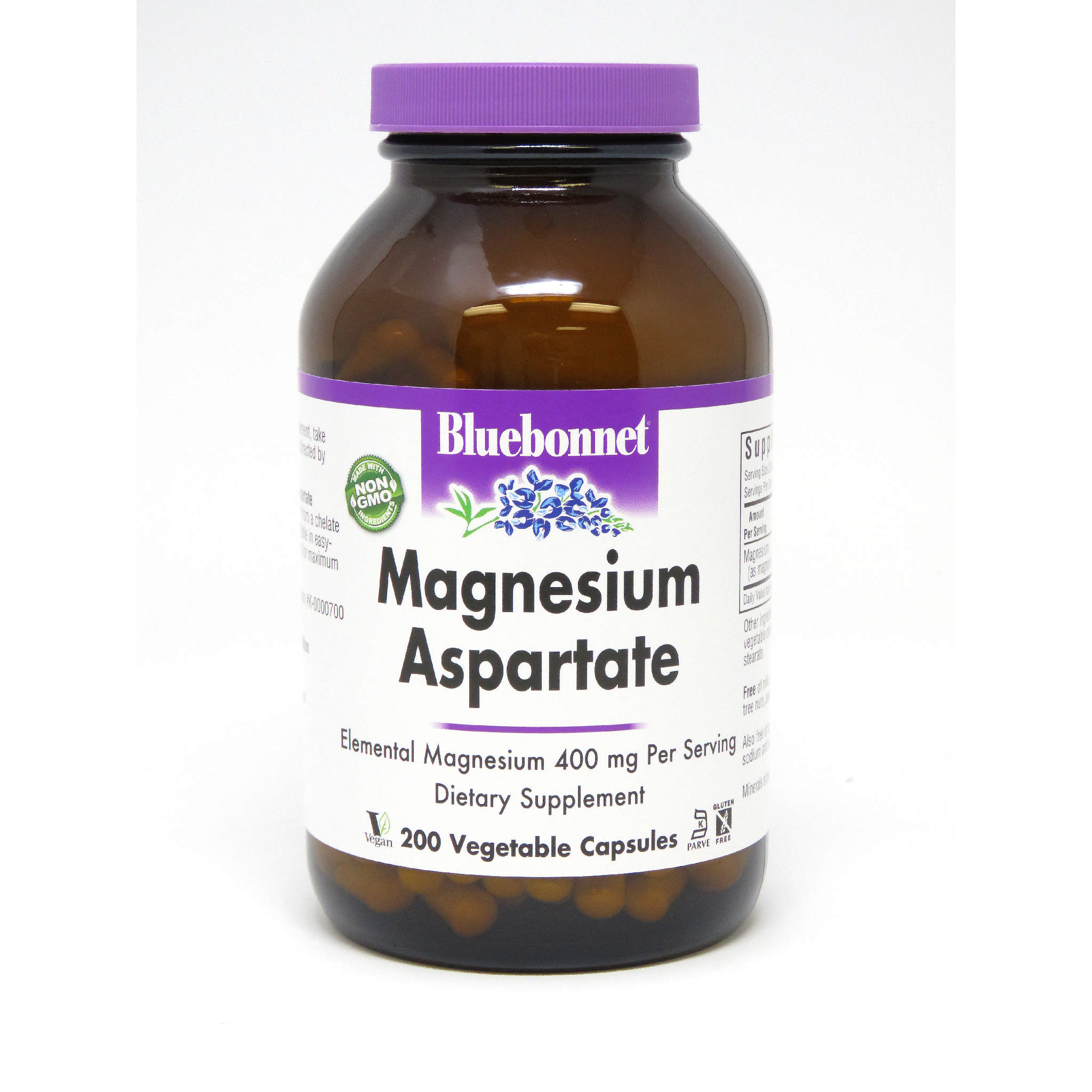 Bluebonnet - Magnesium Aspartate 200 mg