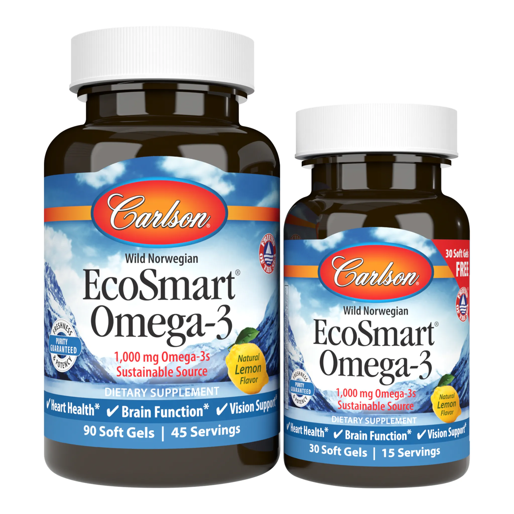 Carlson Laboratories - Ecosmart Omega 1000 mg Calamar