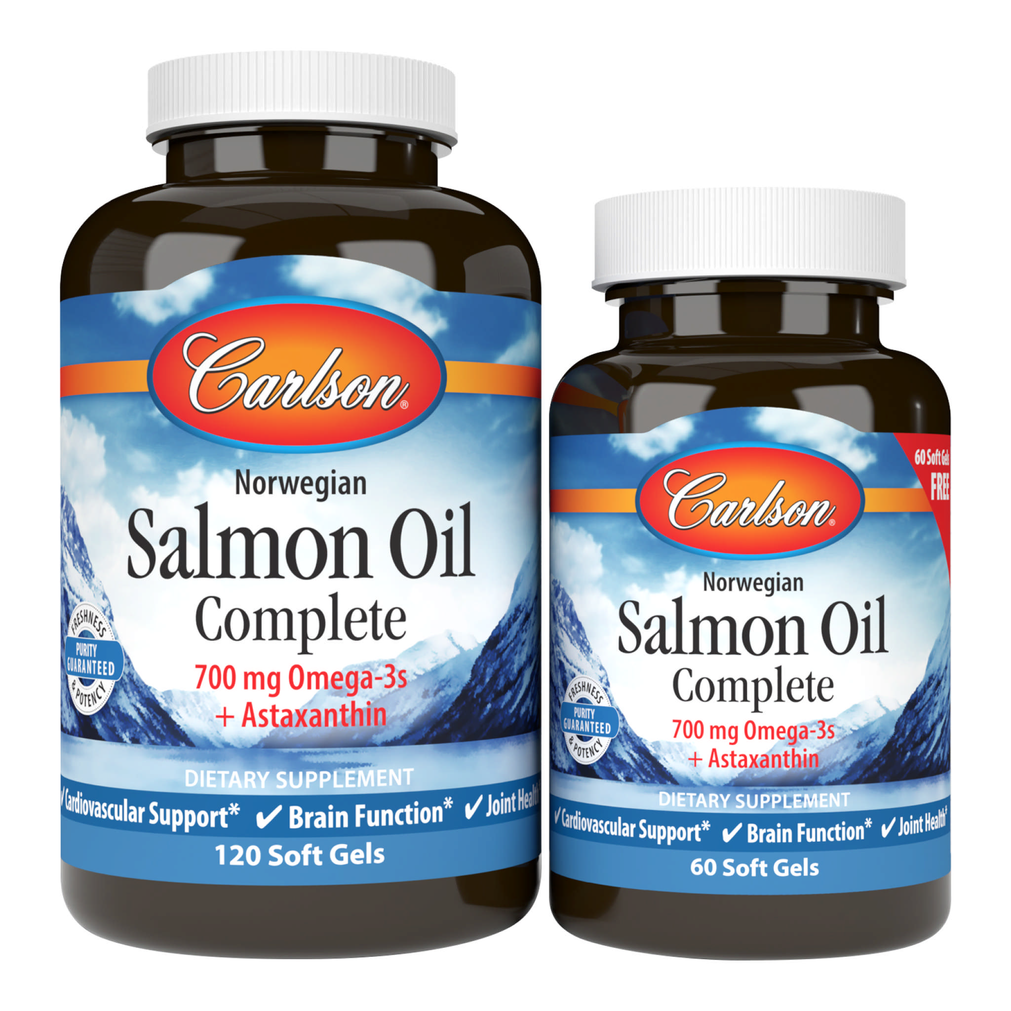 Carlson Laboratories - Salmon Oil Comp 120+60