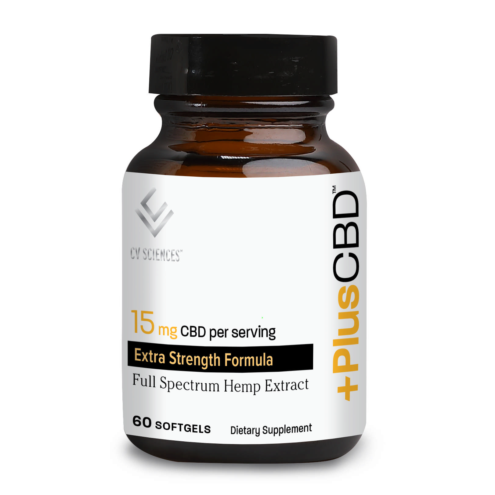 Cv Sciences - Cbd Oil+ 15 mg Cbd Gold softgel