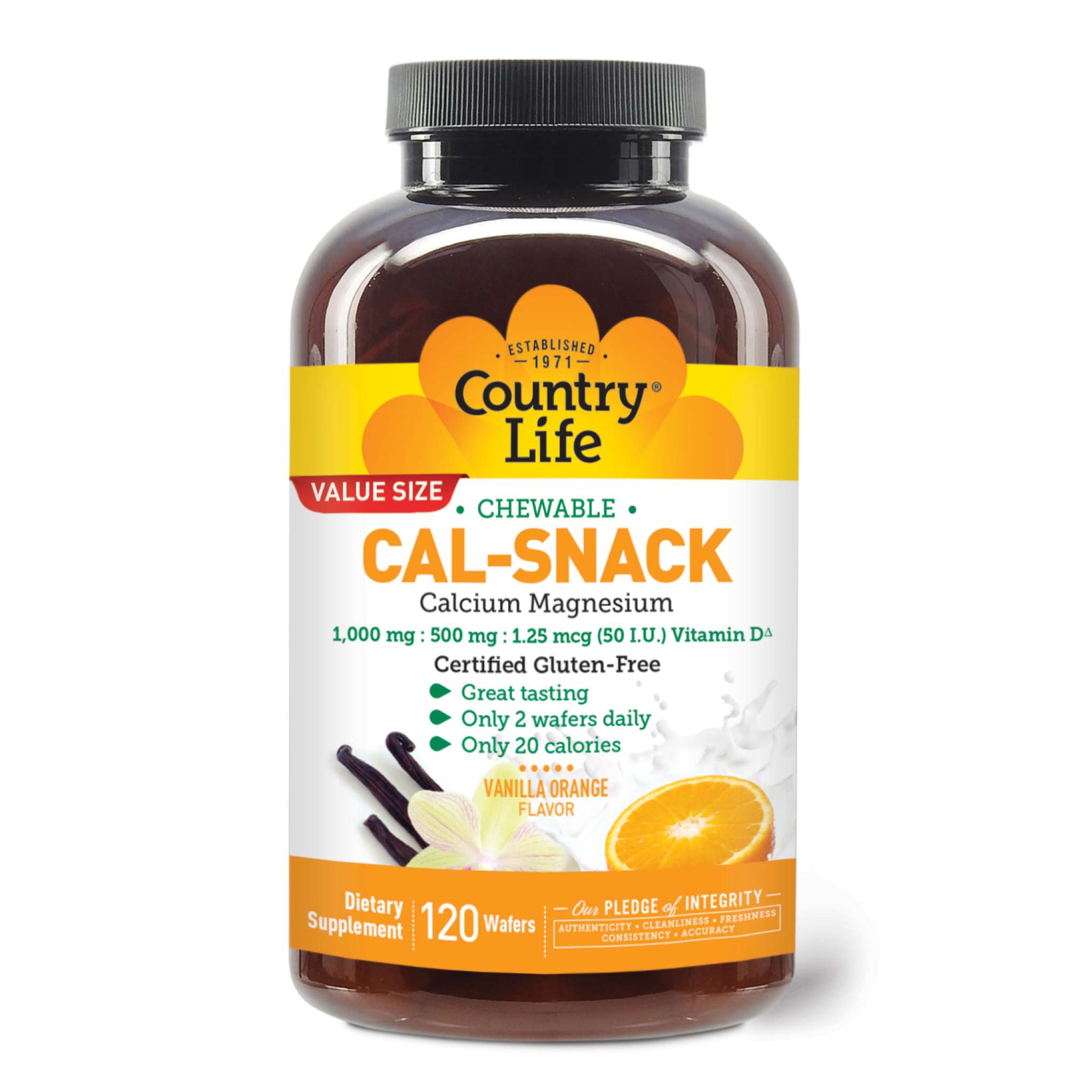 Country Life - Cal Snack With Magnesium And D