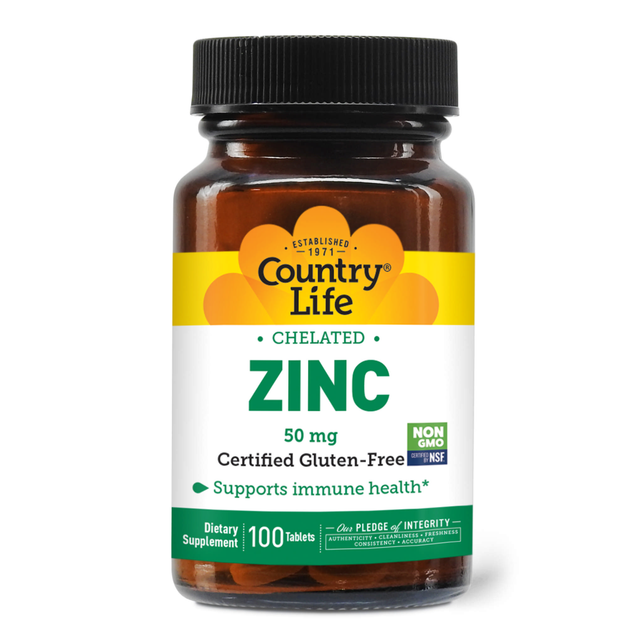 Country Life - Zinc 50 Amino Acid Chelate