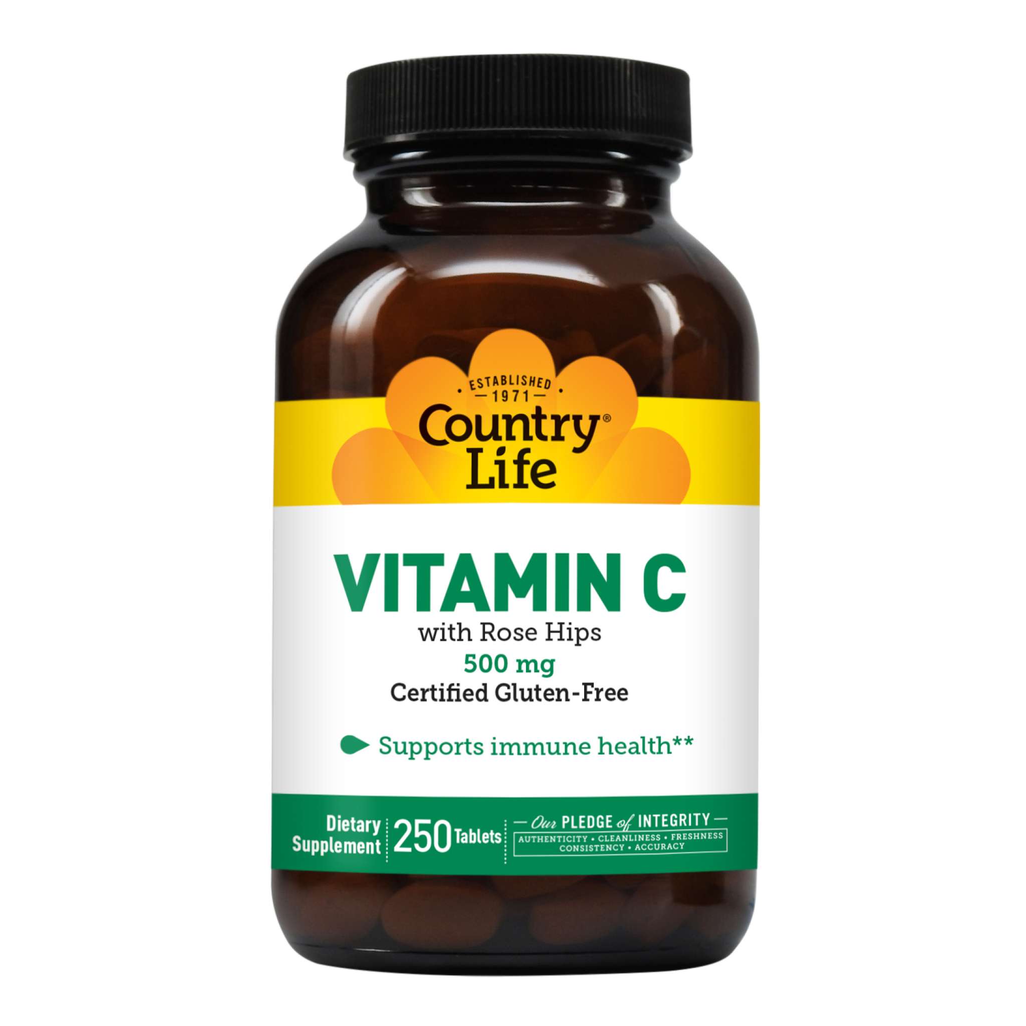 Country Life - C 500 mg With Rose Hips tab