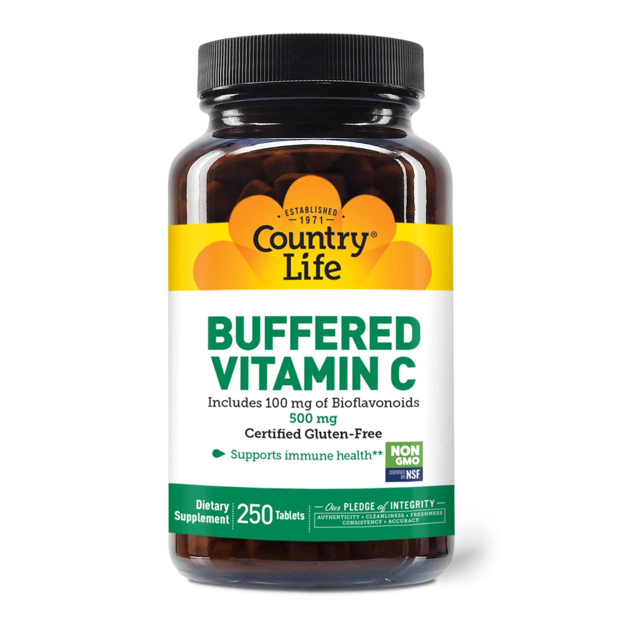 Country Life - C 500 mg Buff Rose Hips Biofla