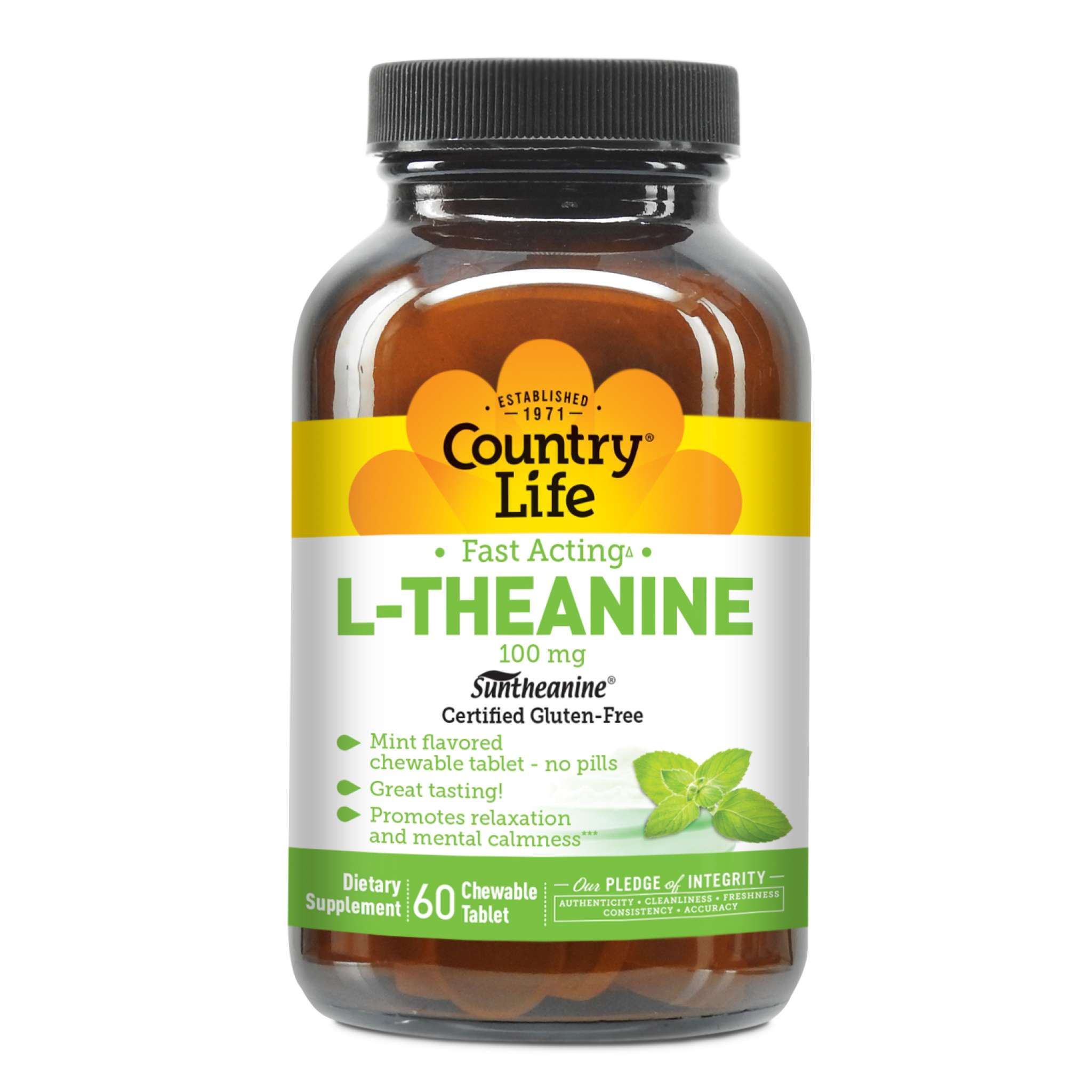 Country Life - Theanine 100 mg Melts