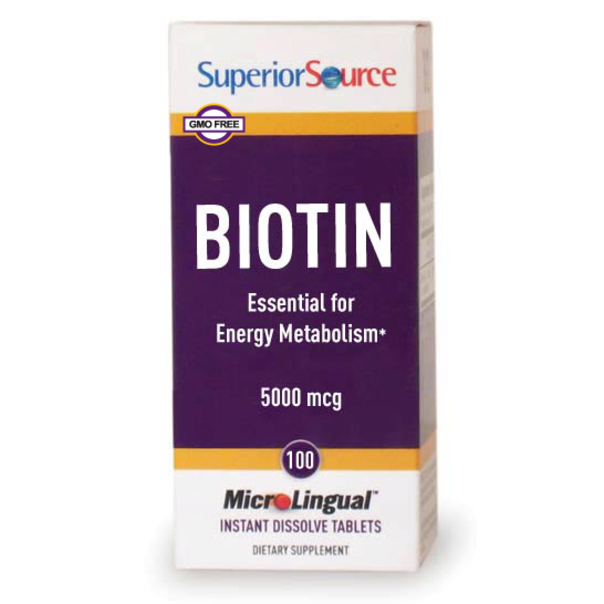 Superior Source - Biotin 5000 mcg tab Sub