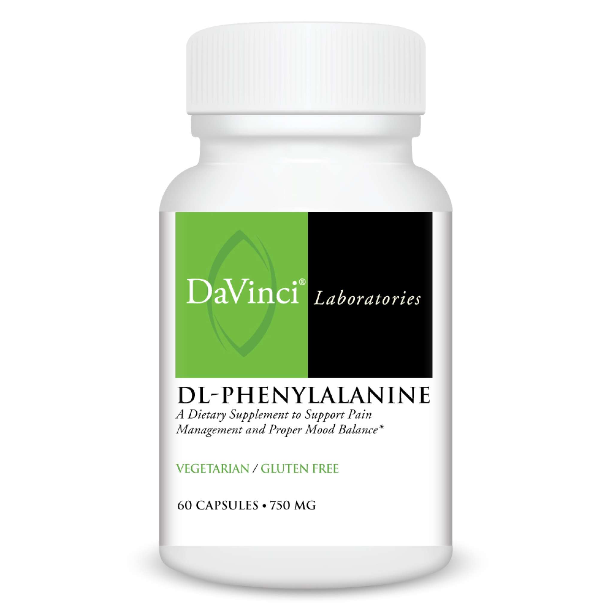 Davinci Laboratories - Dl Phenylalanine 750 mg Dlpa