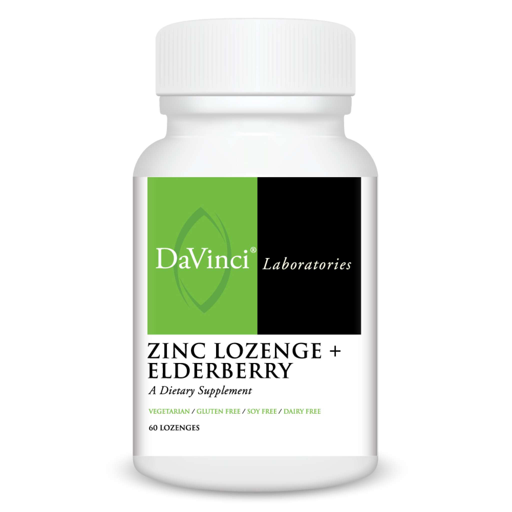 Davinci Laboratories - Zinc Lozenge + Elderberry