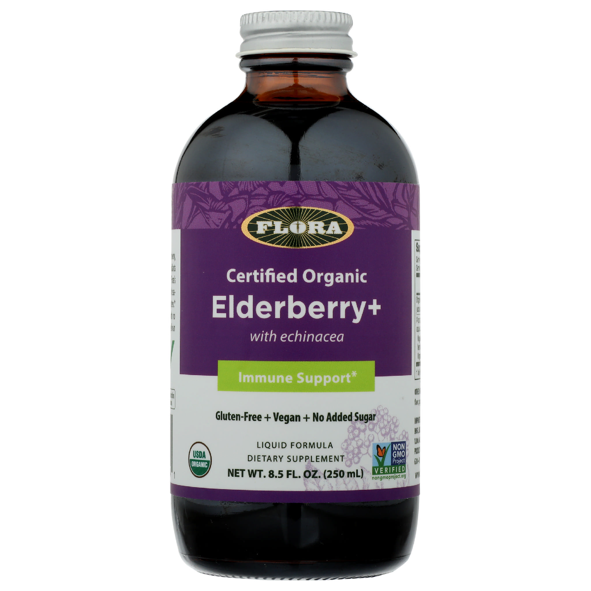 Flora - Elderberry+ liq Org W/ Ech Lic