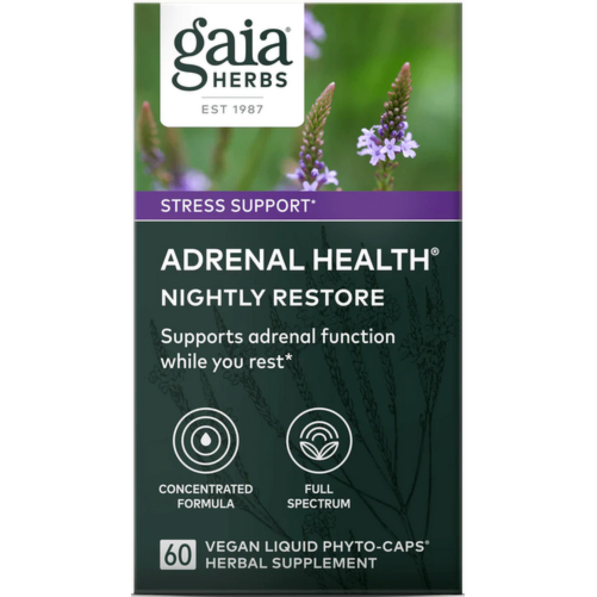 Gaia Herbs - Adrenal Health Nightly Restore