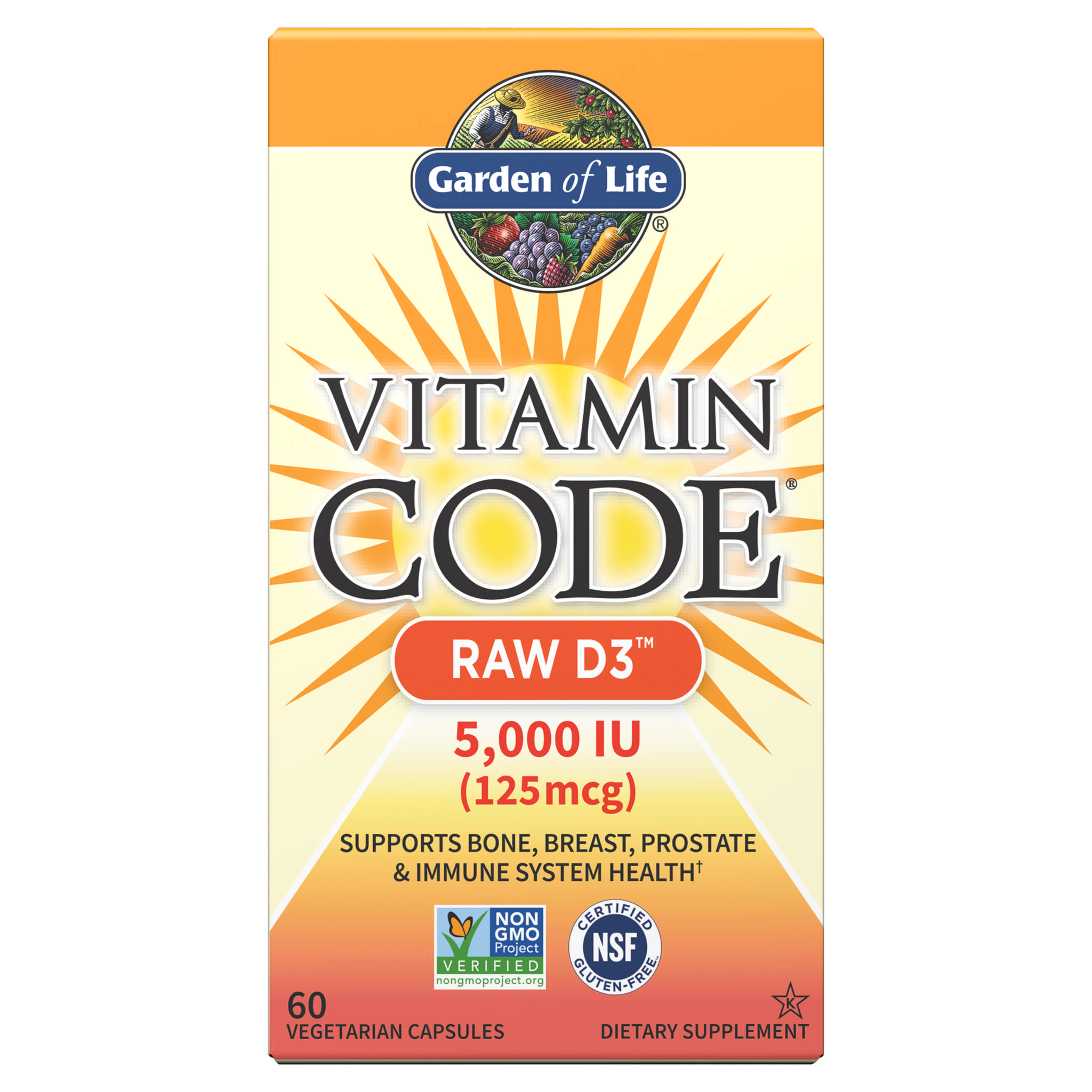 Garden Of Life - D3 5000 Raw Vitamin Code