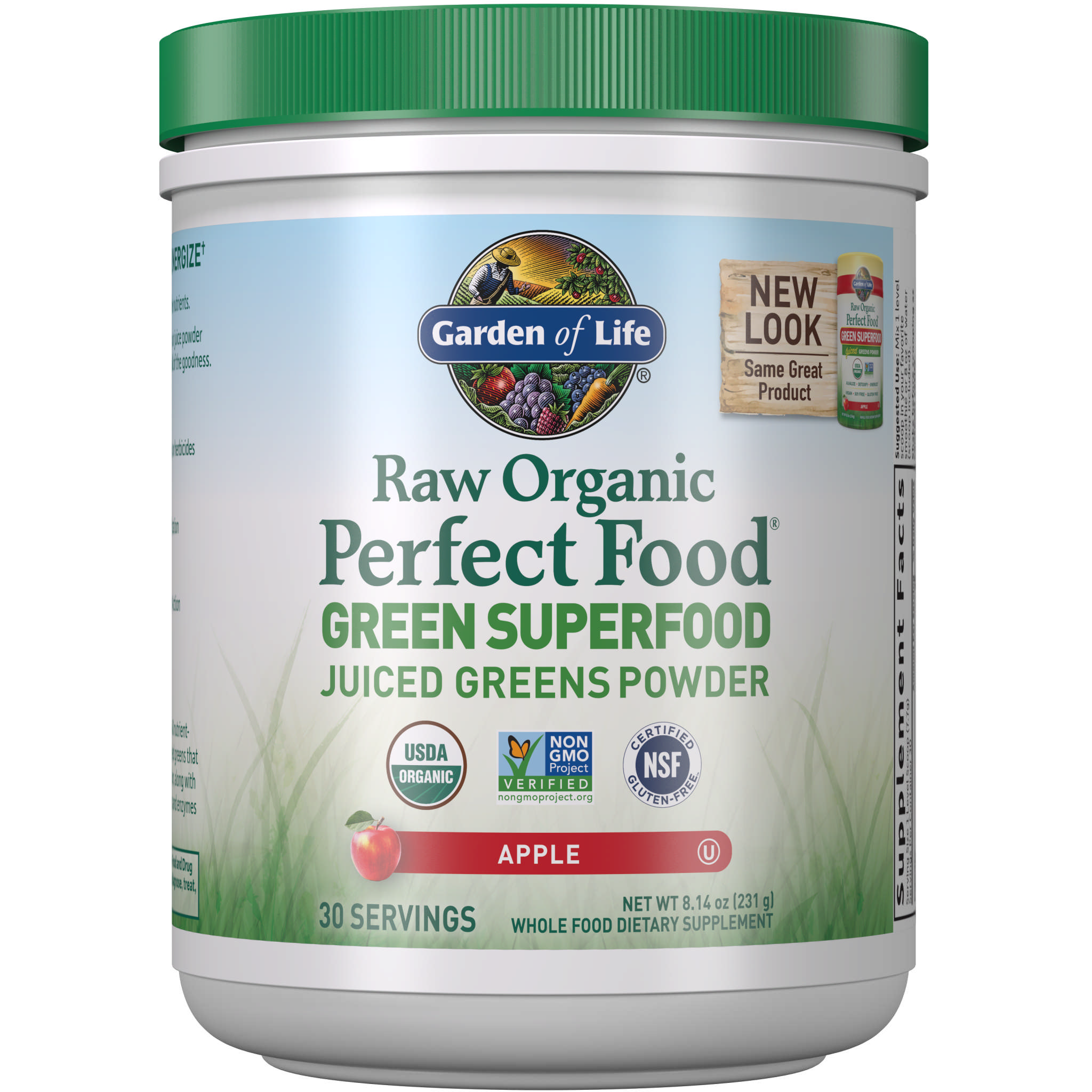 Garden Of Life - Perfect Food powder Raw Apple