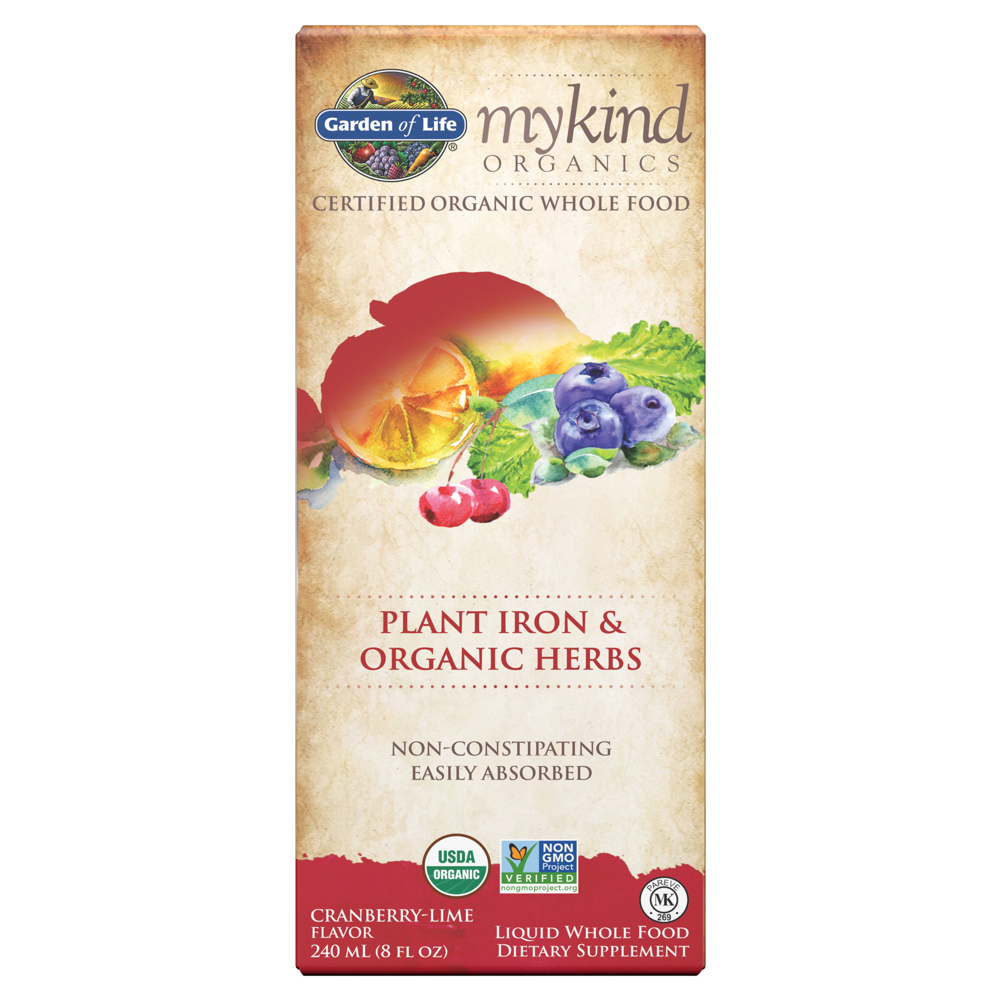 Garden Of Life - Iron + Herbs Plant Mykind liq