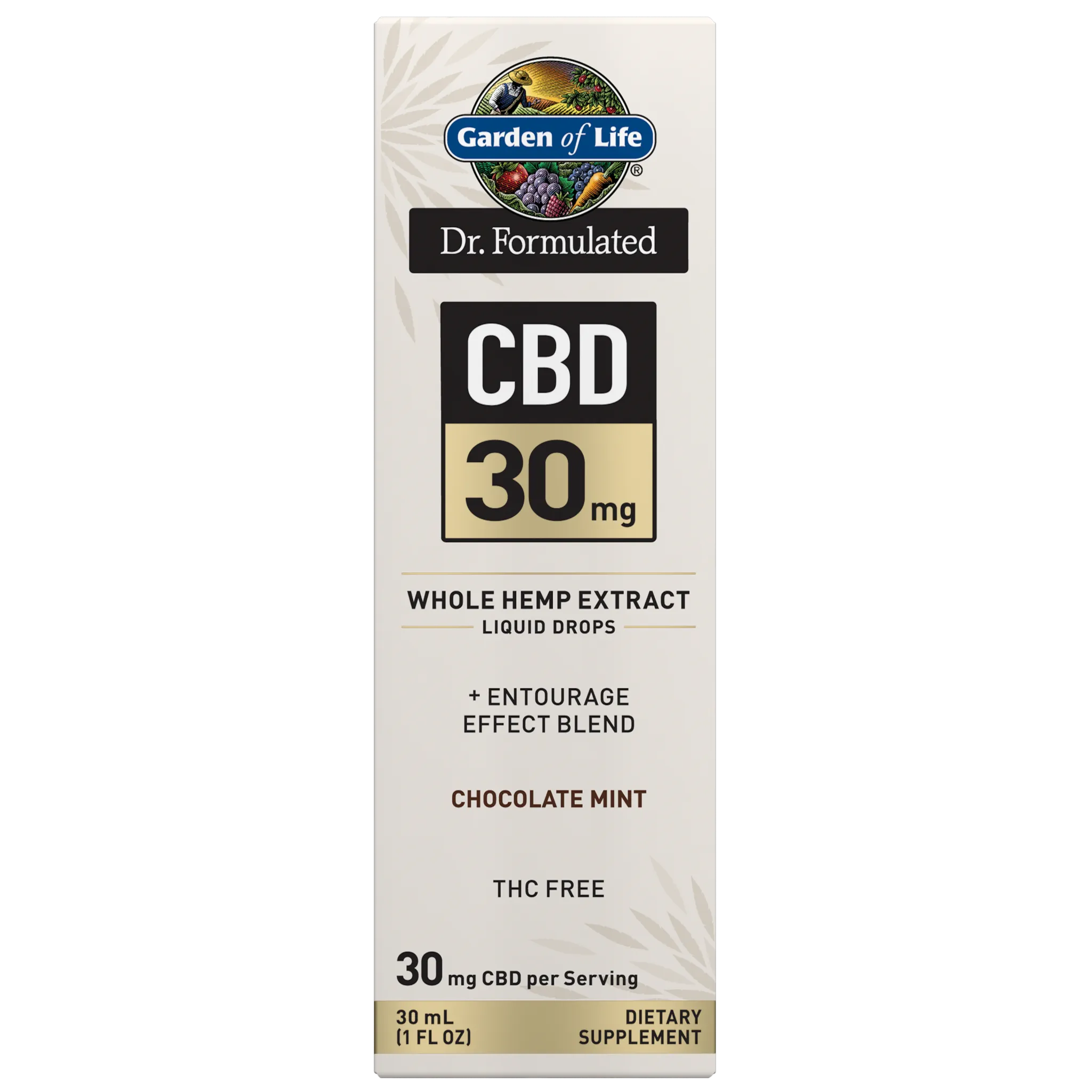 Garden Of Life - Cbd 30 mg liq Choc Mint
