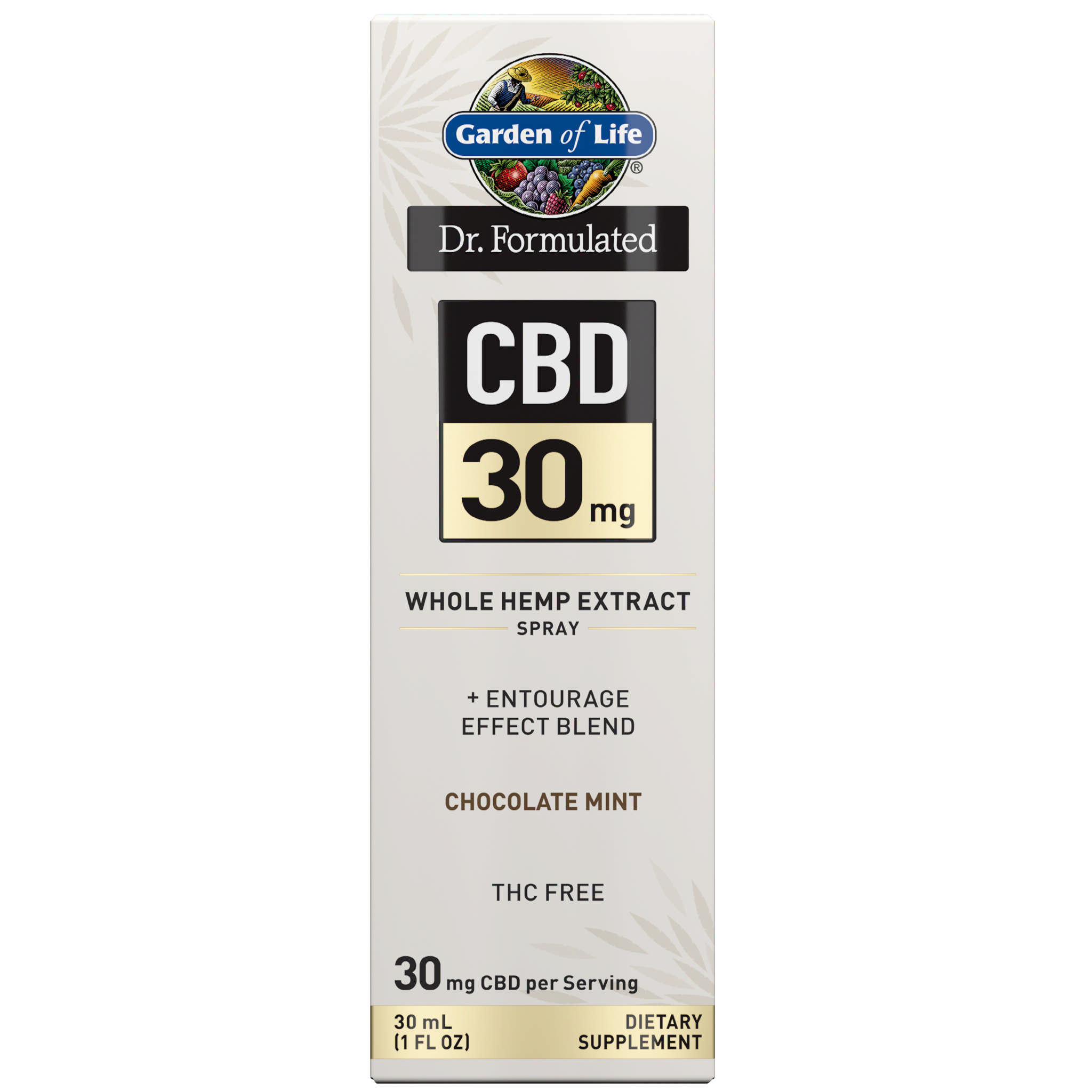 Garden Of Life - Cbd 30 mg Spray Choc Mint