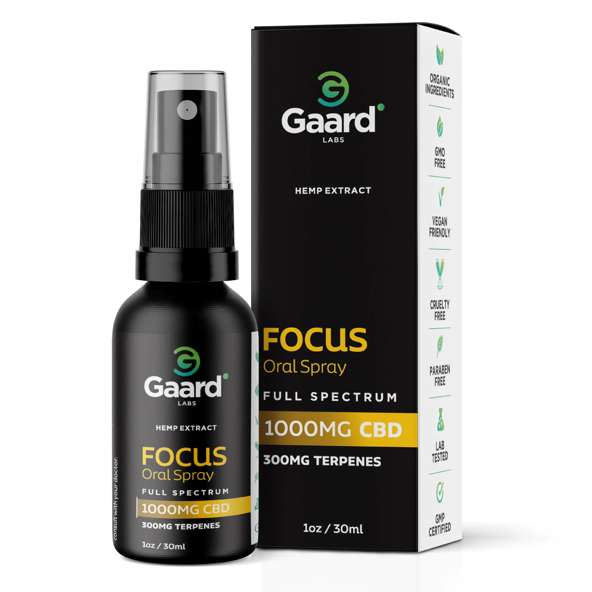 Gaard - Cbd Focus Oral Spray