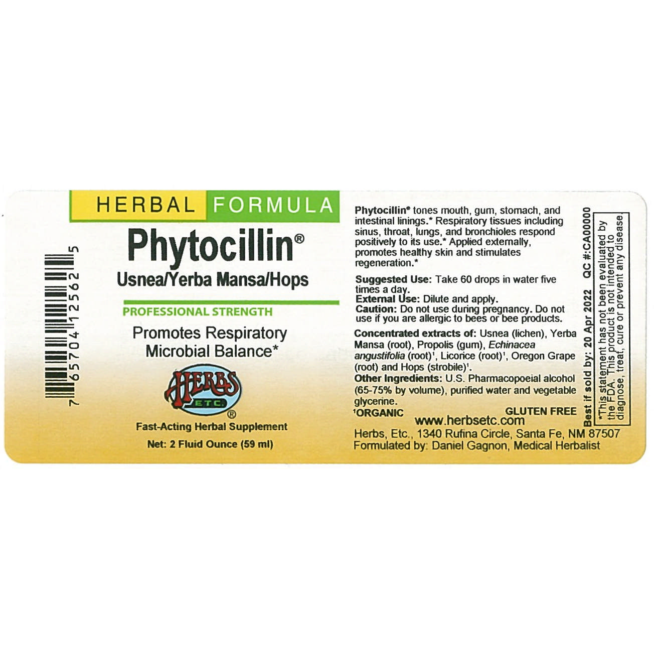 Herbs Etc - Phytocillin