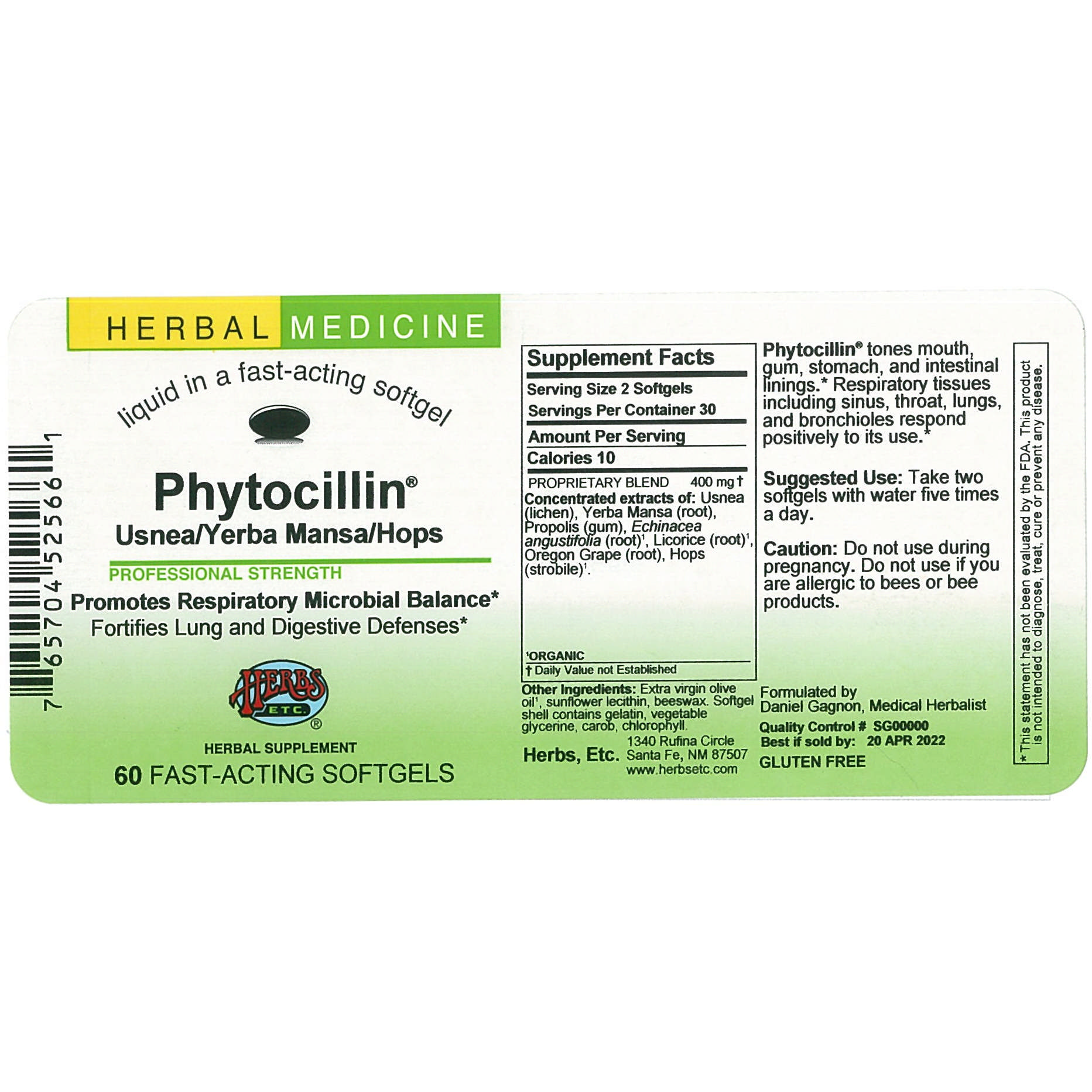 Herbs Etc - Phytocillin
