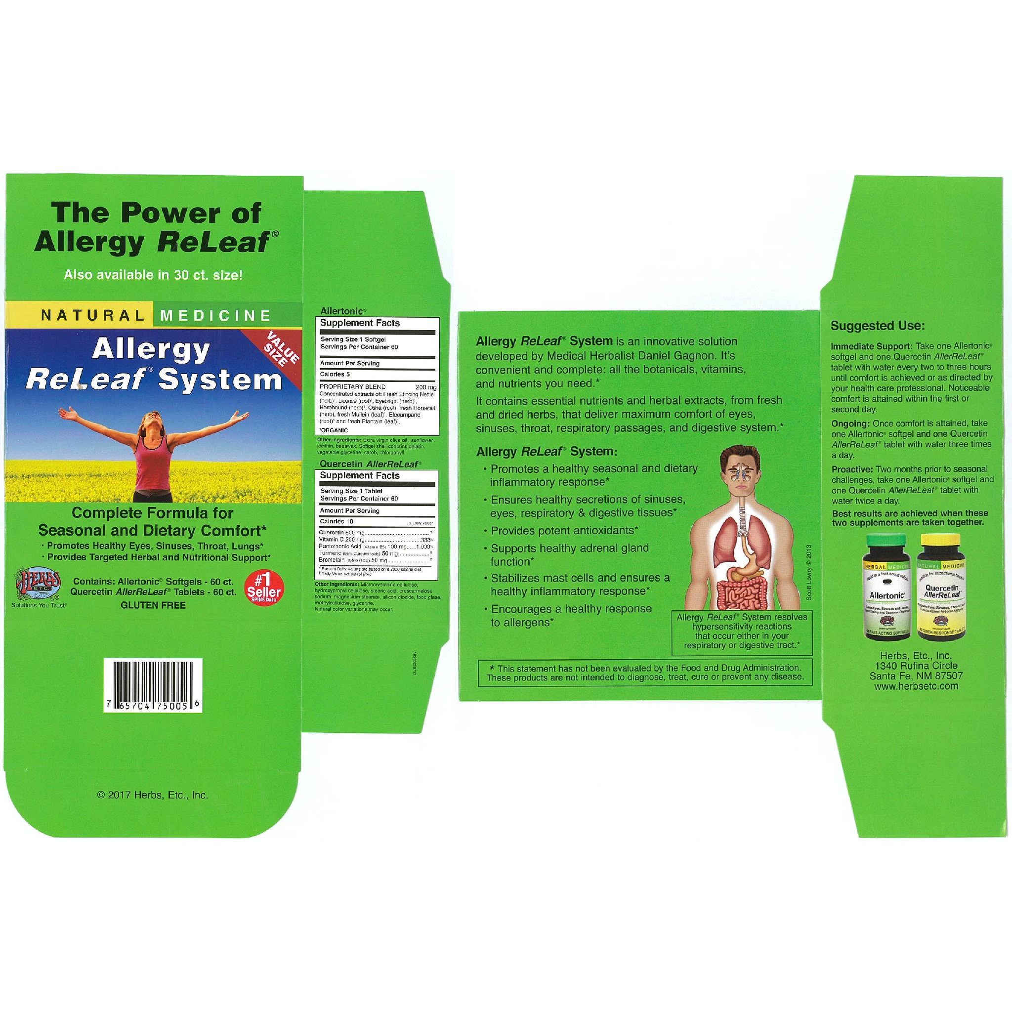 Herbs Etc - Allergy Releaf System Kit