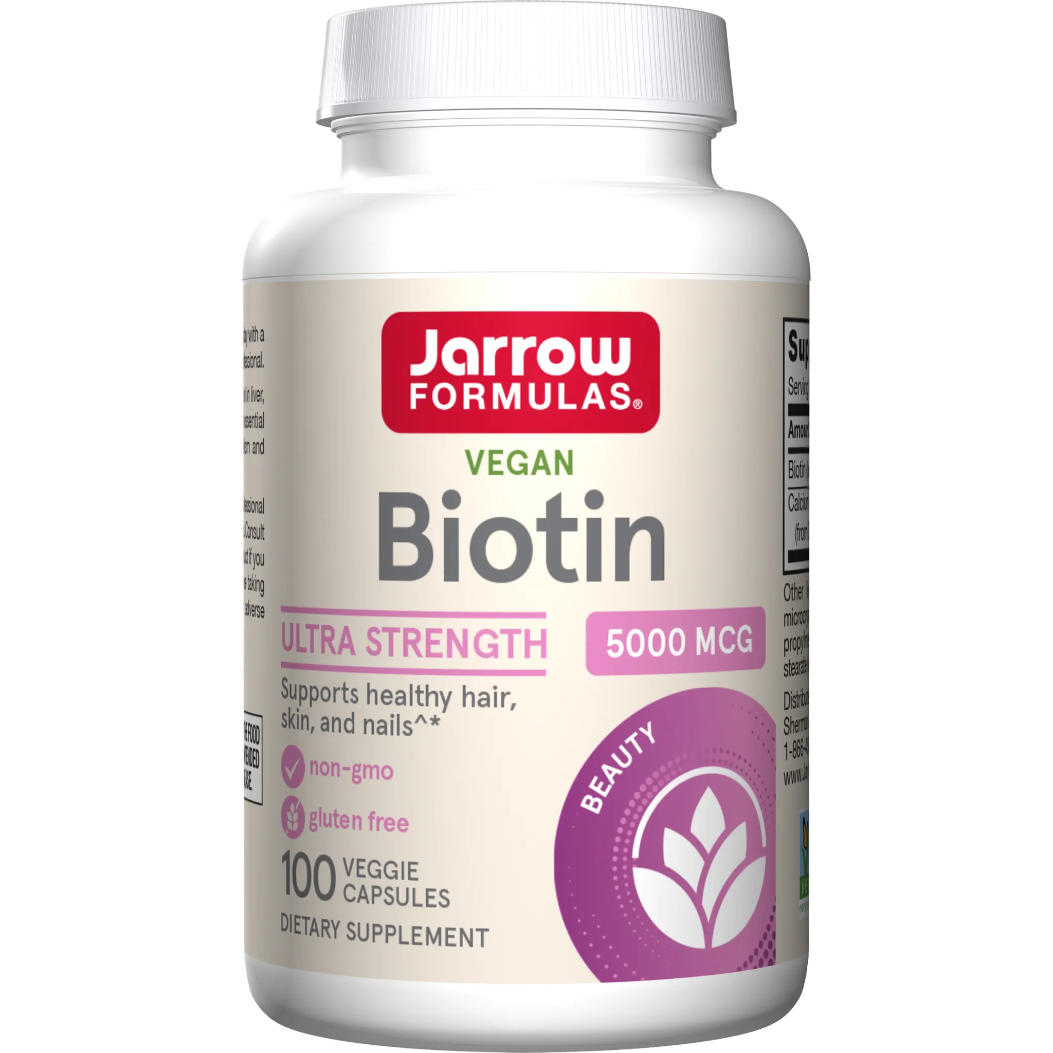 Jarrow Formulas - Biotin 5 mg
