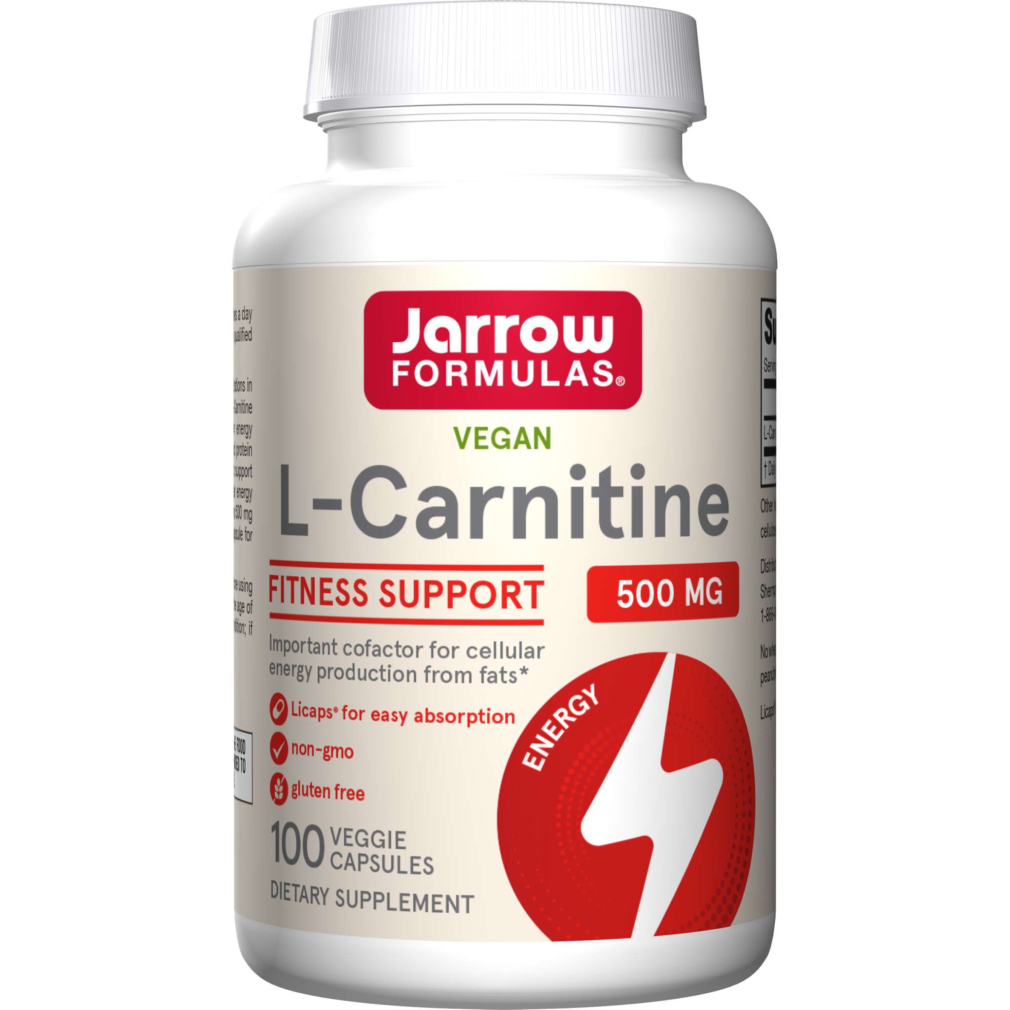 Jarrow Formulas - Carnitine 500 Liquicap