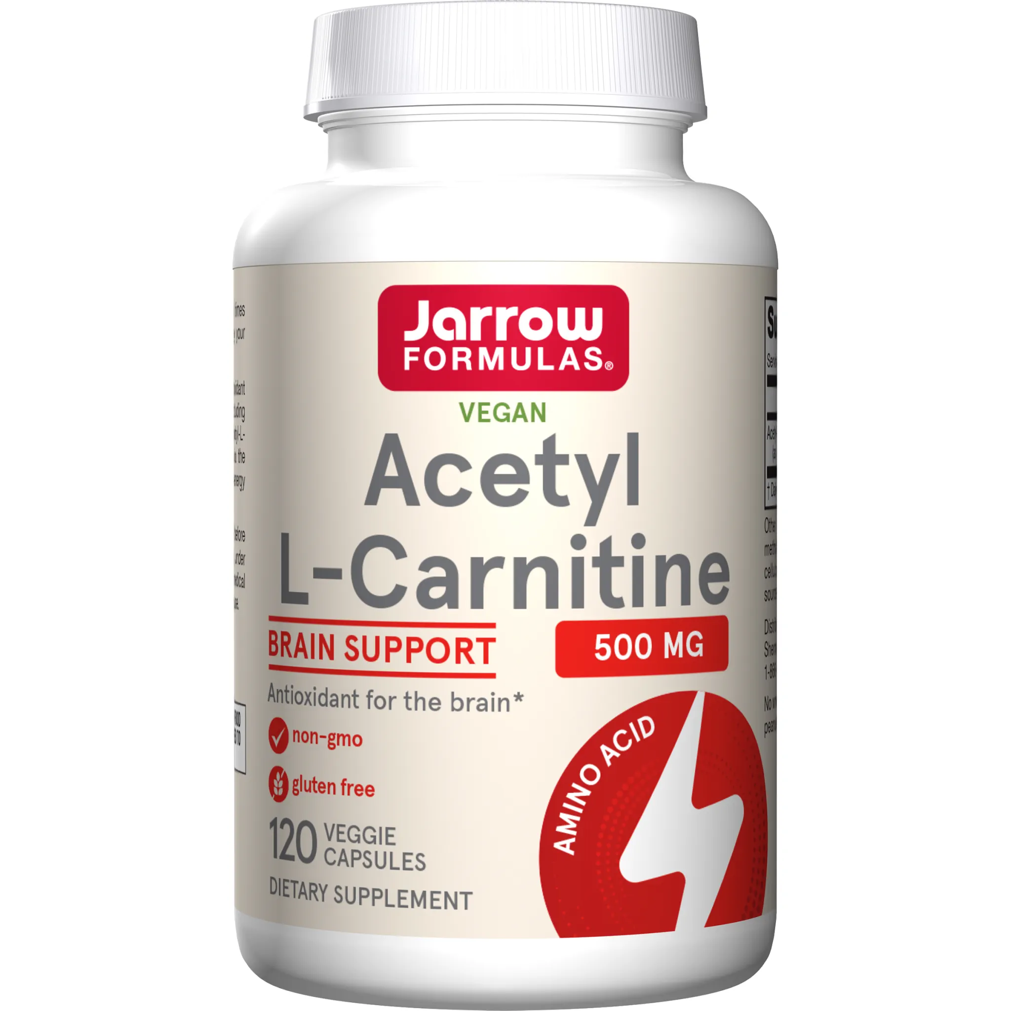 Jarrow Formulas - Acetyl L Carnitine 500 mg