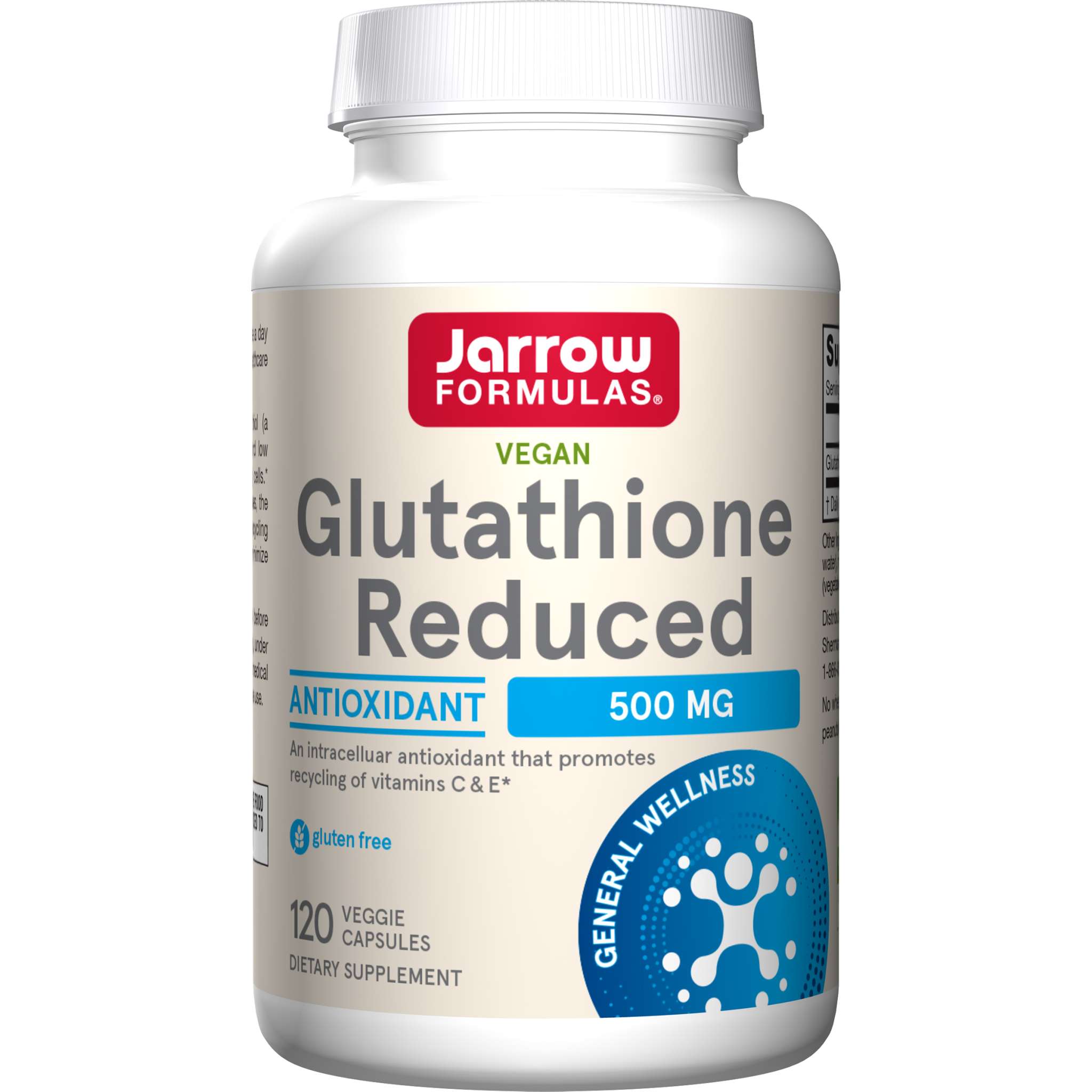 Jarrow Formulas - Glutathione Reduc 500 mg
