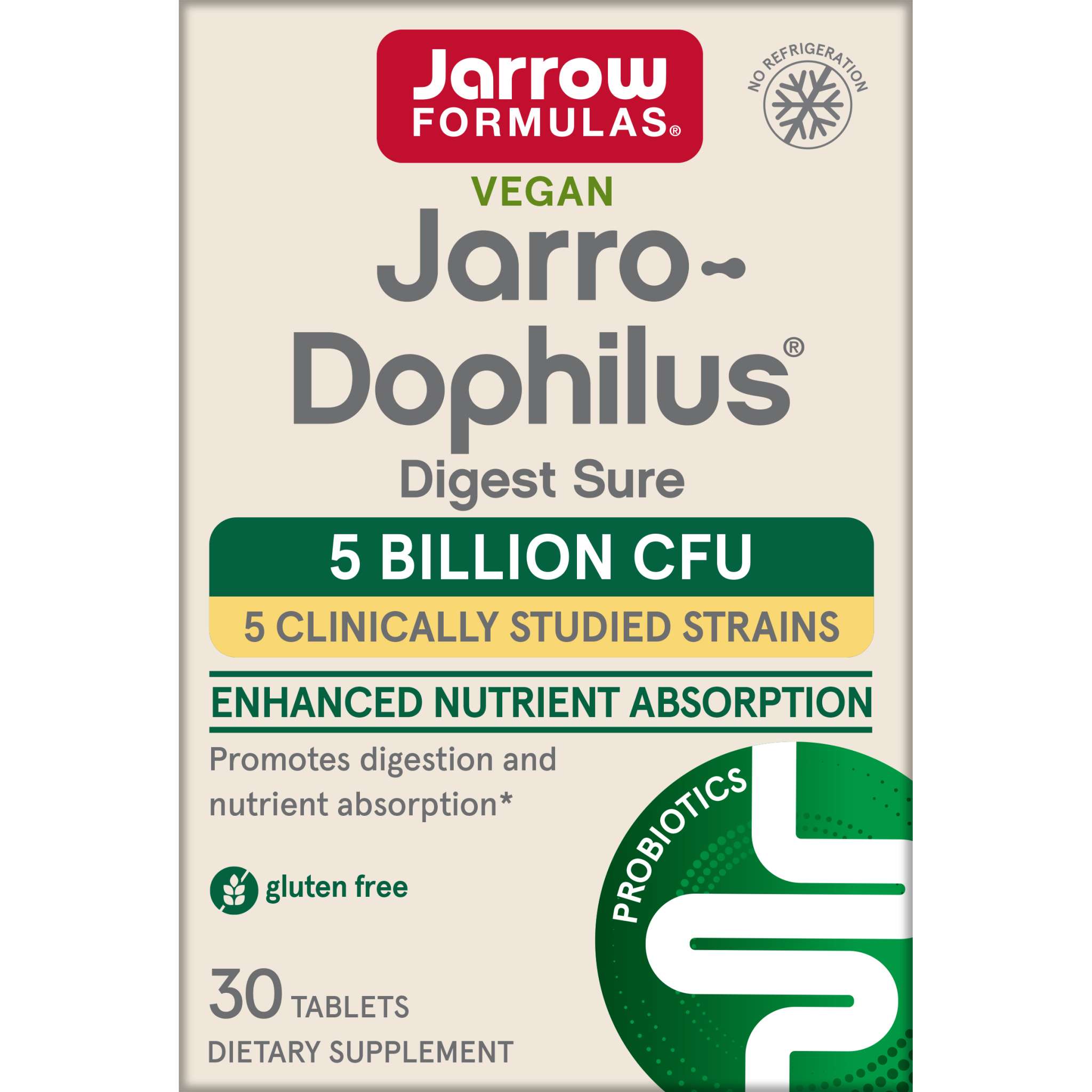 Jarrow Formulas - Jarro Doph Digest Sure Shlf St