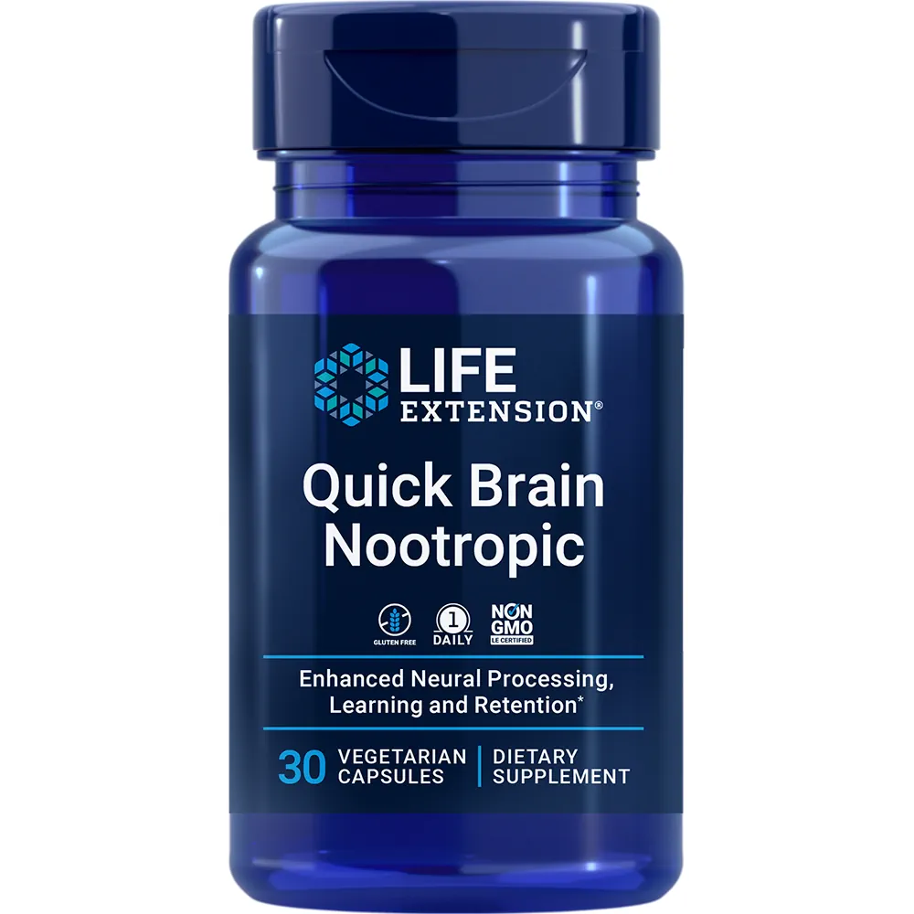 Life Extension - Quick Brain Nootrophic vCap