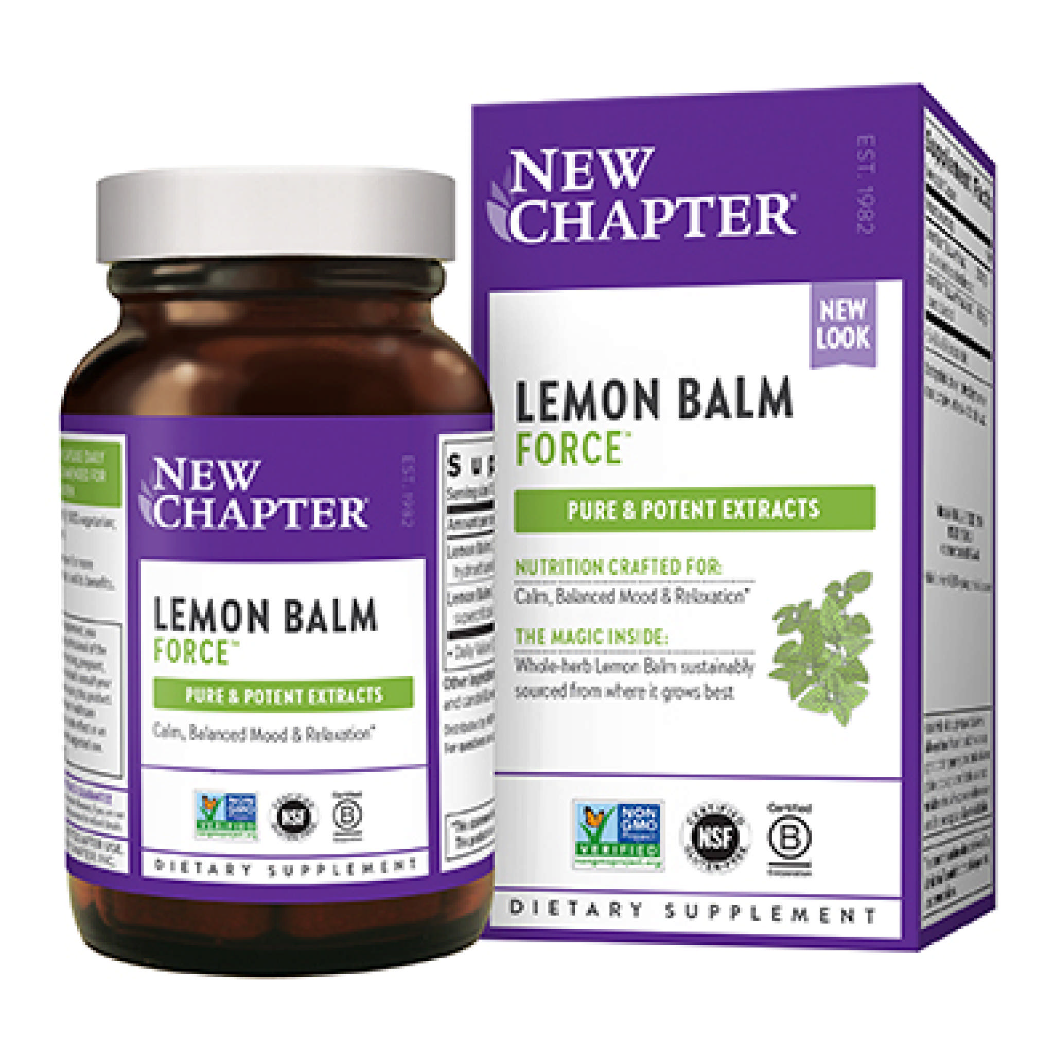 New Chapter - Lemon Balm Force Lvc