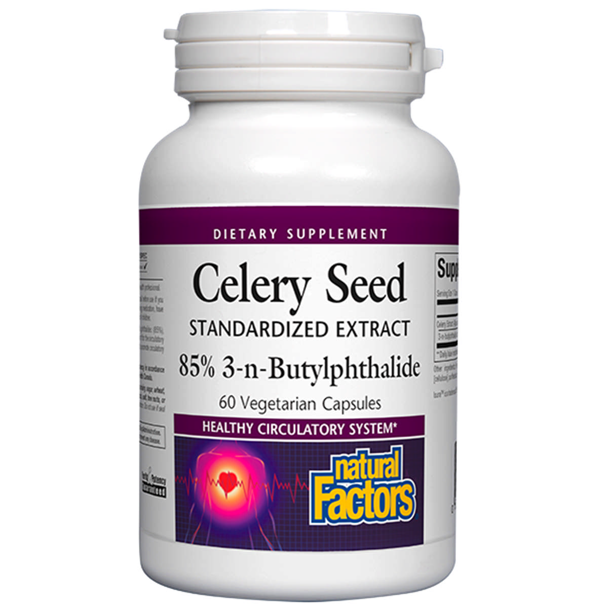 Natural Factors - Celery Seed Ext 75 mg 85% 3nb