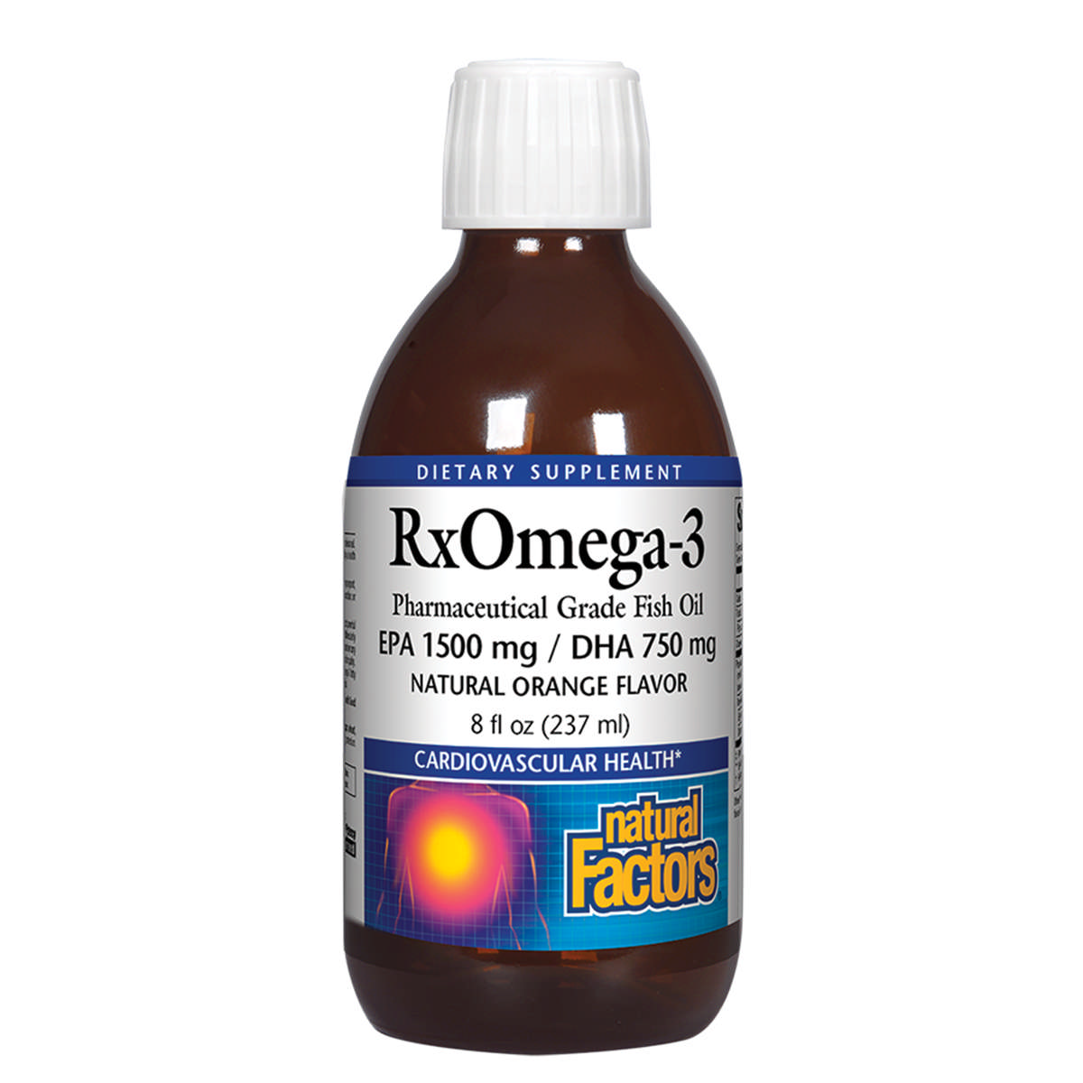 Natural Factors - Omega 3 Factors Rx liq Orange