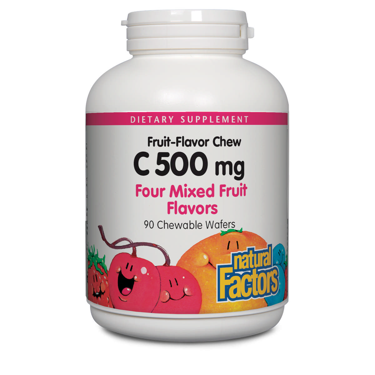 Natural Factors - C 500 mg Mixed Fruit chew