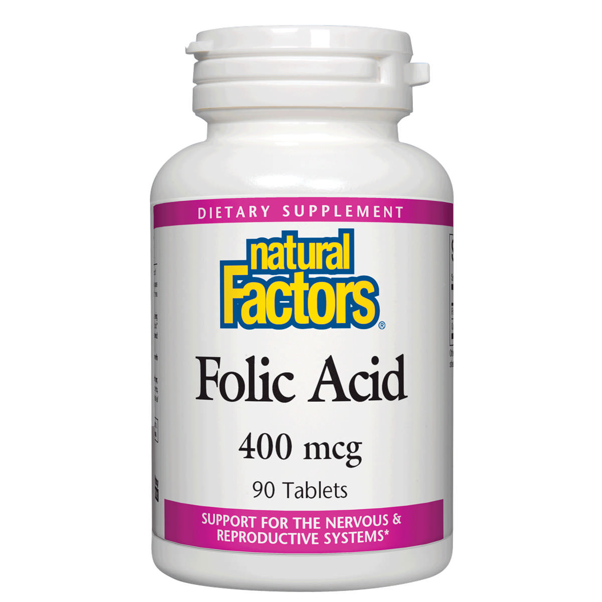 Natural Factors - Folic Acid 400 mcg