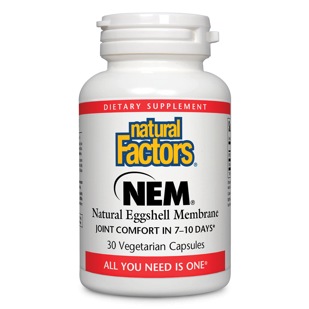 Natural Factors - Nem 500 mg Nat Eggshell Memb