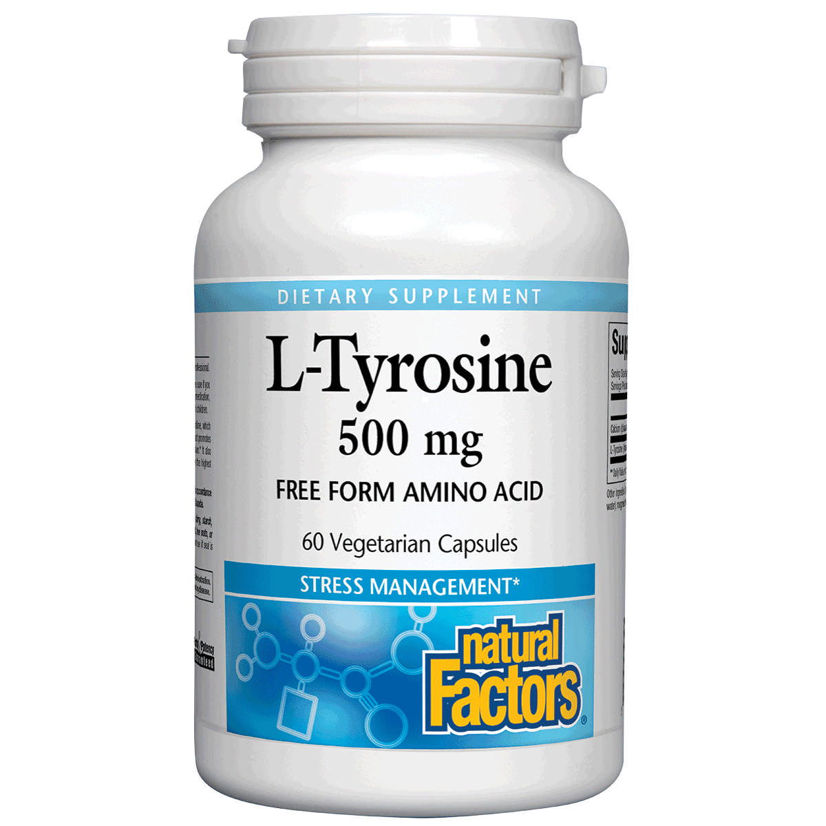 Natural Factors - Tyrosine 1000 mg (Per 2 cap)
